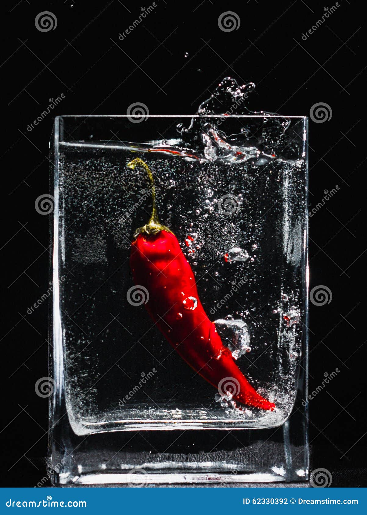 Peper in water, Spaanse peper,