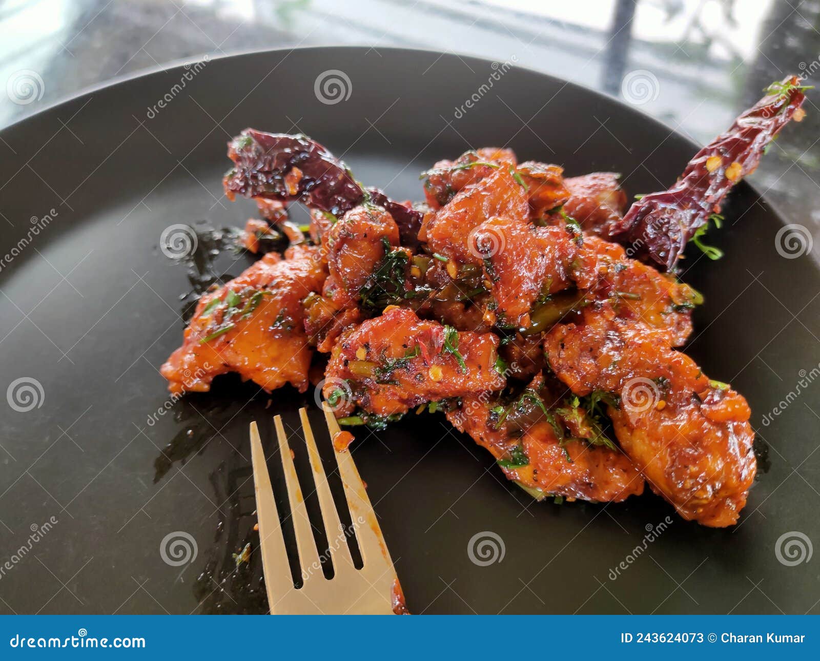 Pepper Chilly Chicken Restaurant Style Stock Image Image of vegetable