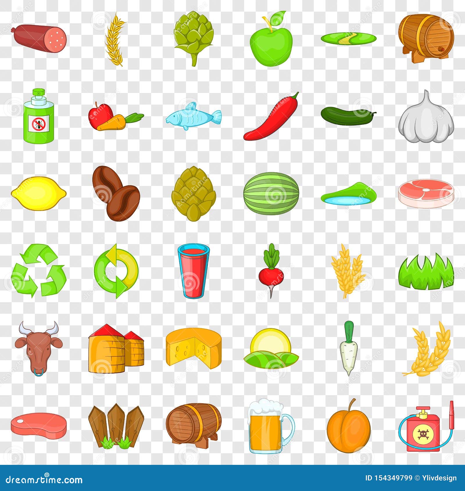 pepper icons set, isometric style