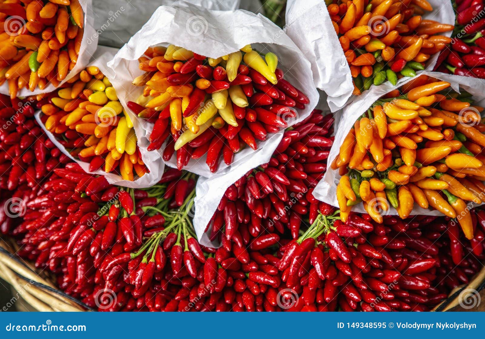 Pepper at the Market stock image. Image of food, famous 149348595