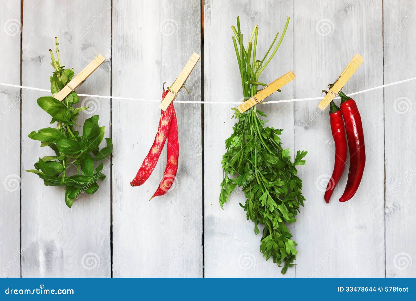 Pepper and parsley stock photo. Image of colourful, haricot 33478644