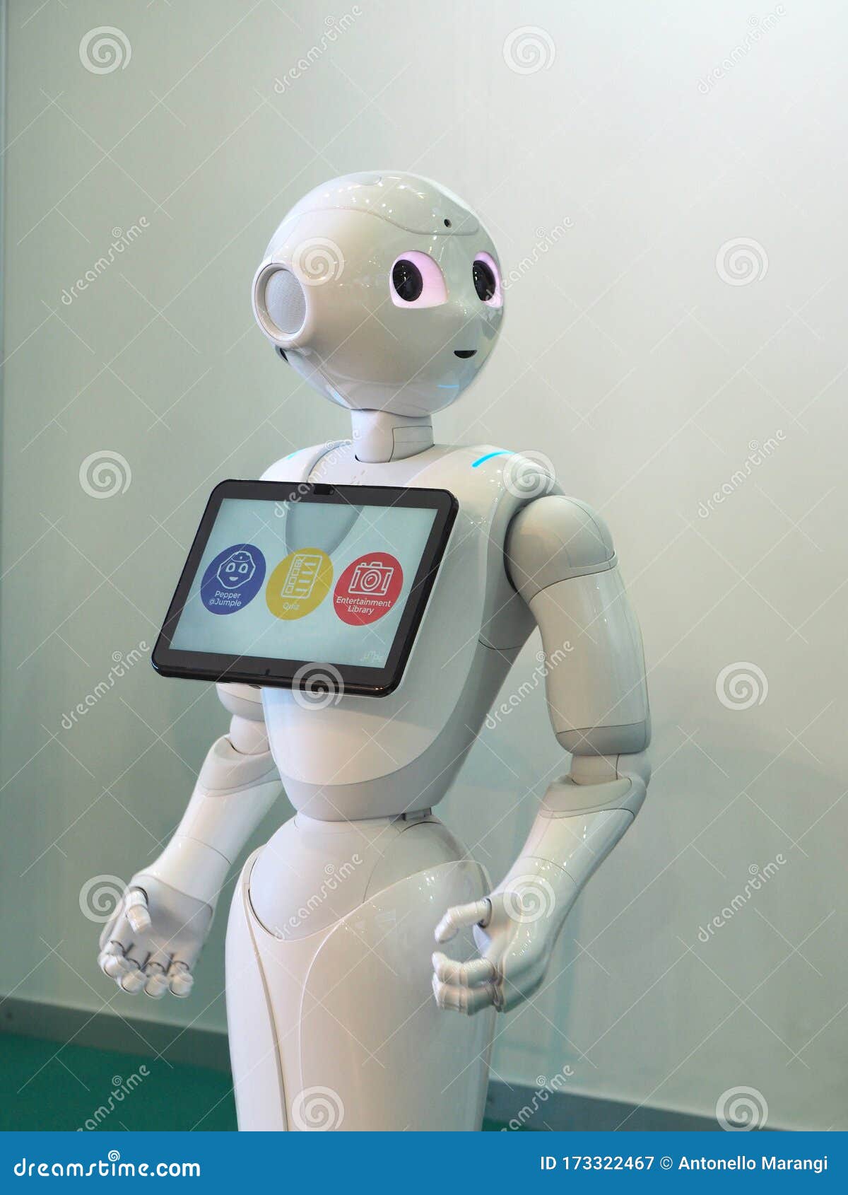 Pepper the humanoid and programmable robot