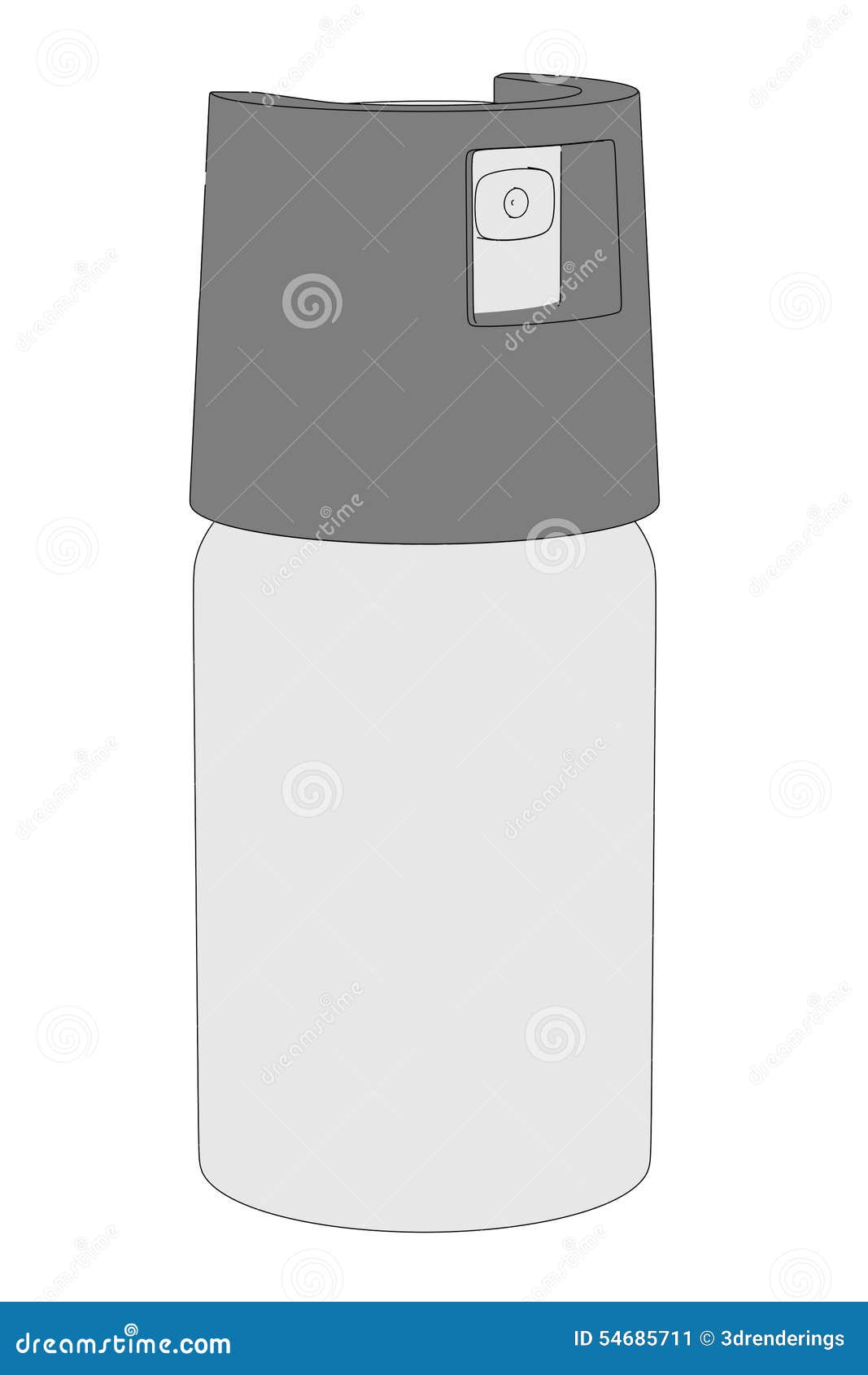 Pepper spray stock illustration. Illustration of drawing 54685711