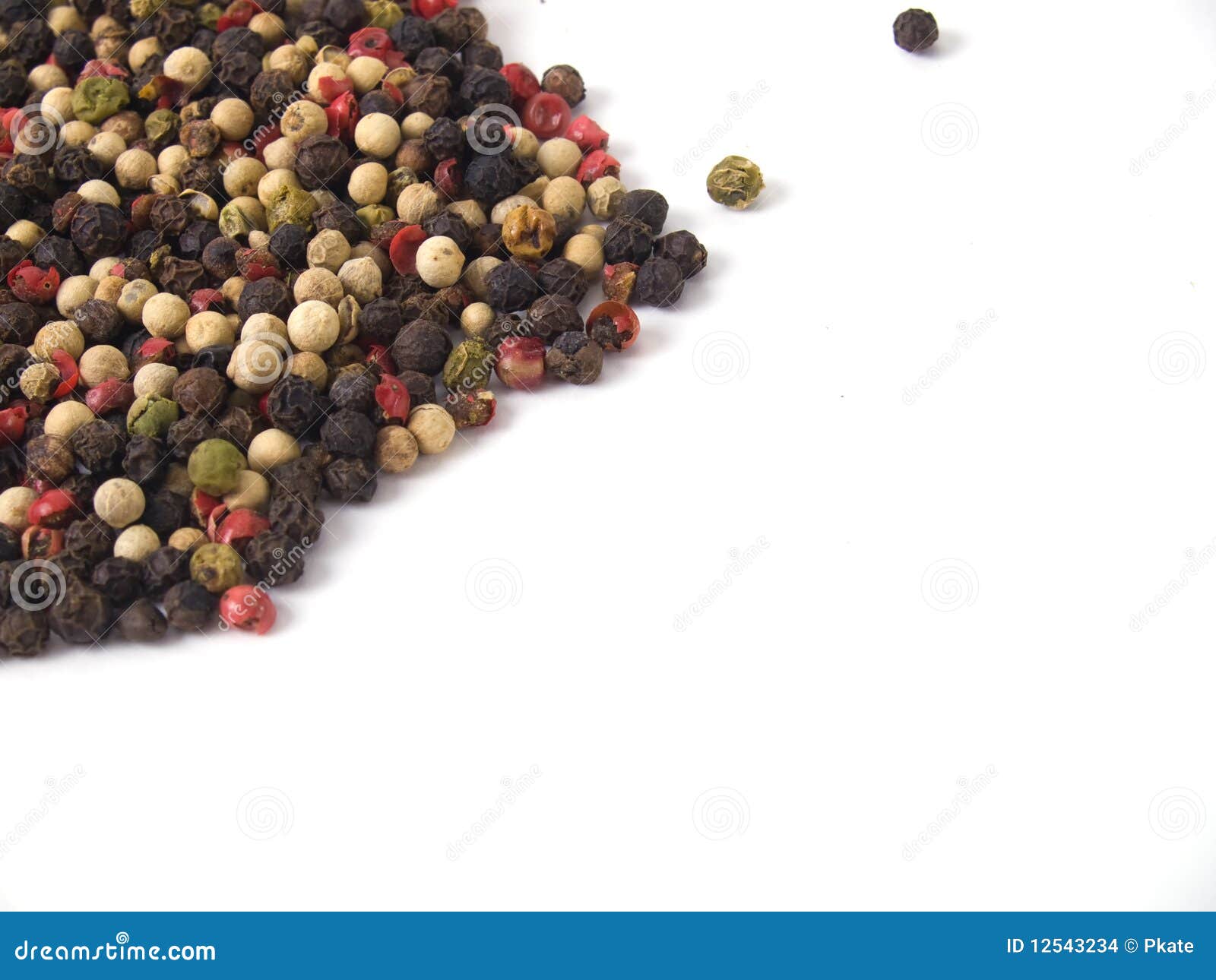 Peppercorns stock photo. Image of food, herbal, condiment 12543234