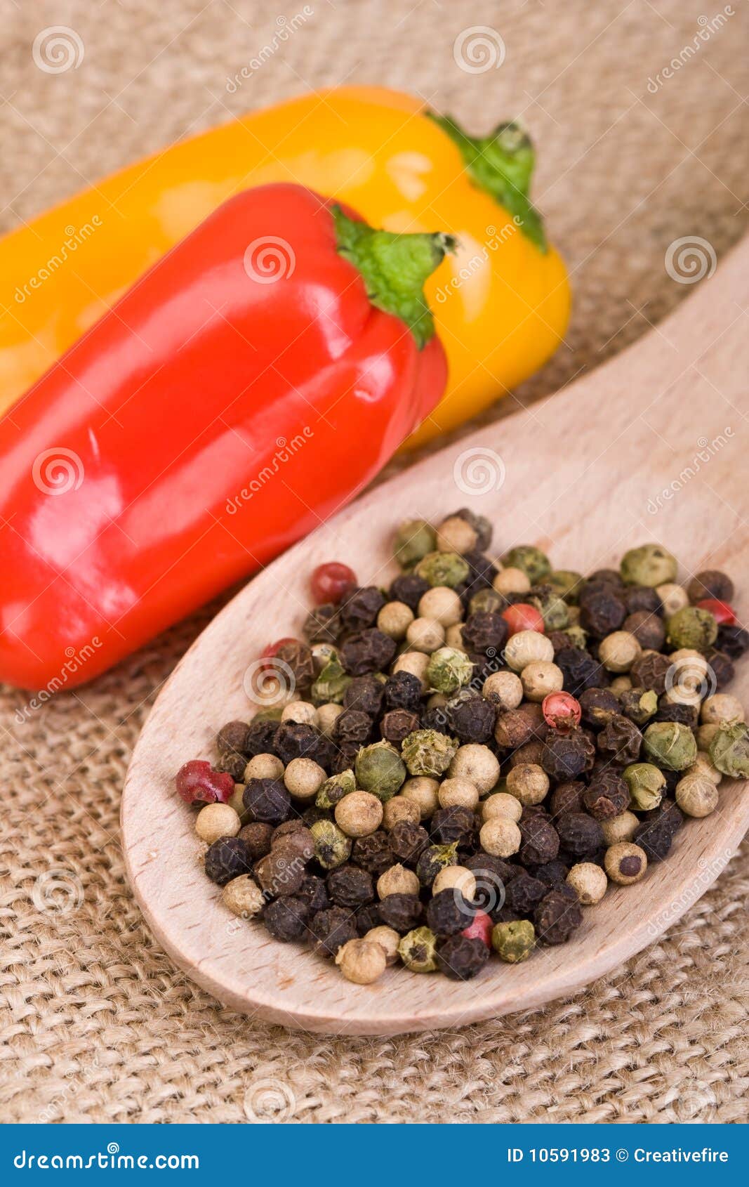 Peppercorns and Peppers / Capsicum Stock Image Image of tasty, fresh 10591983