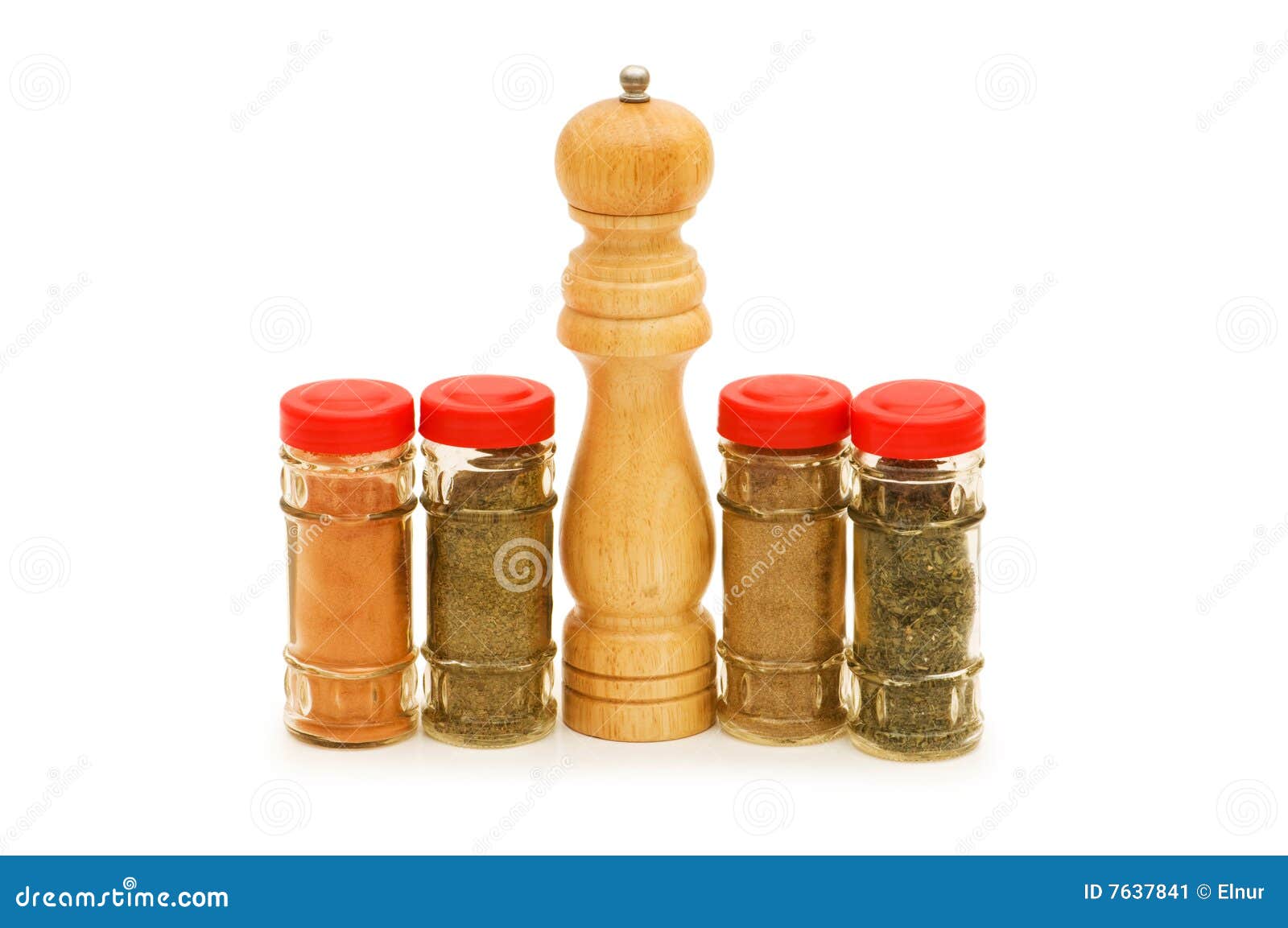 Peppermill and spices stock image. Image of ingredient 7637841