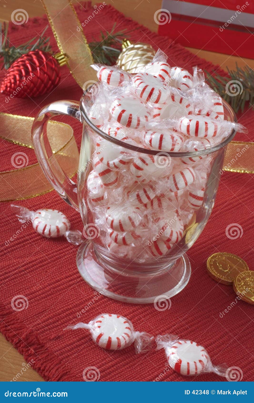 Peppermint Cup stock photo. Image of filled, festive, vertical - 42348