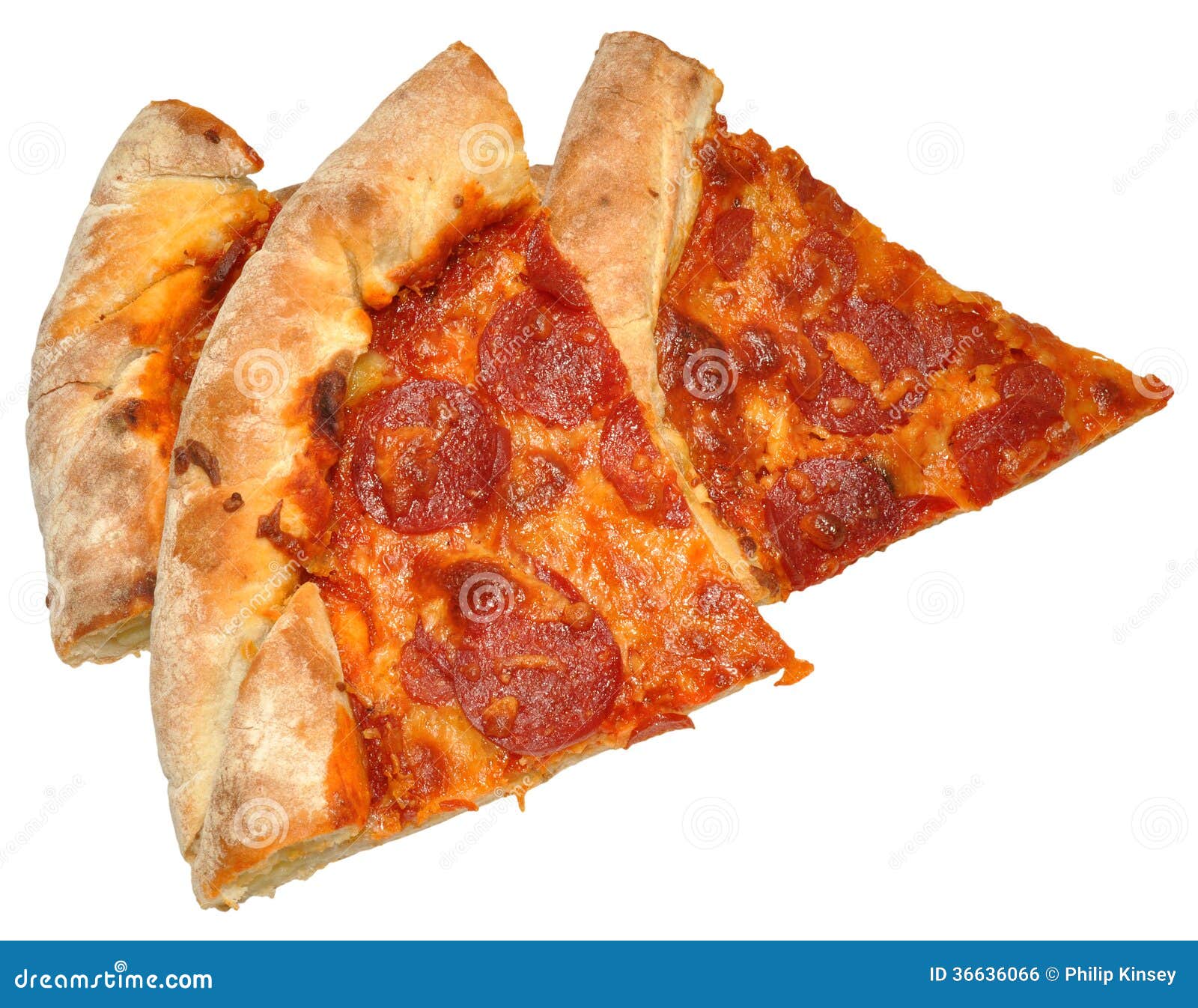 Pepperoni Pizza Portions stock photo. Image of cooked 36636066