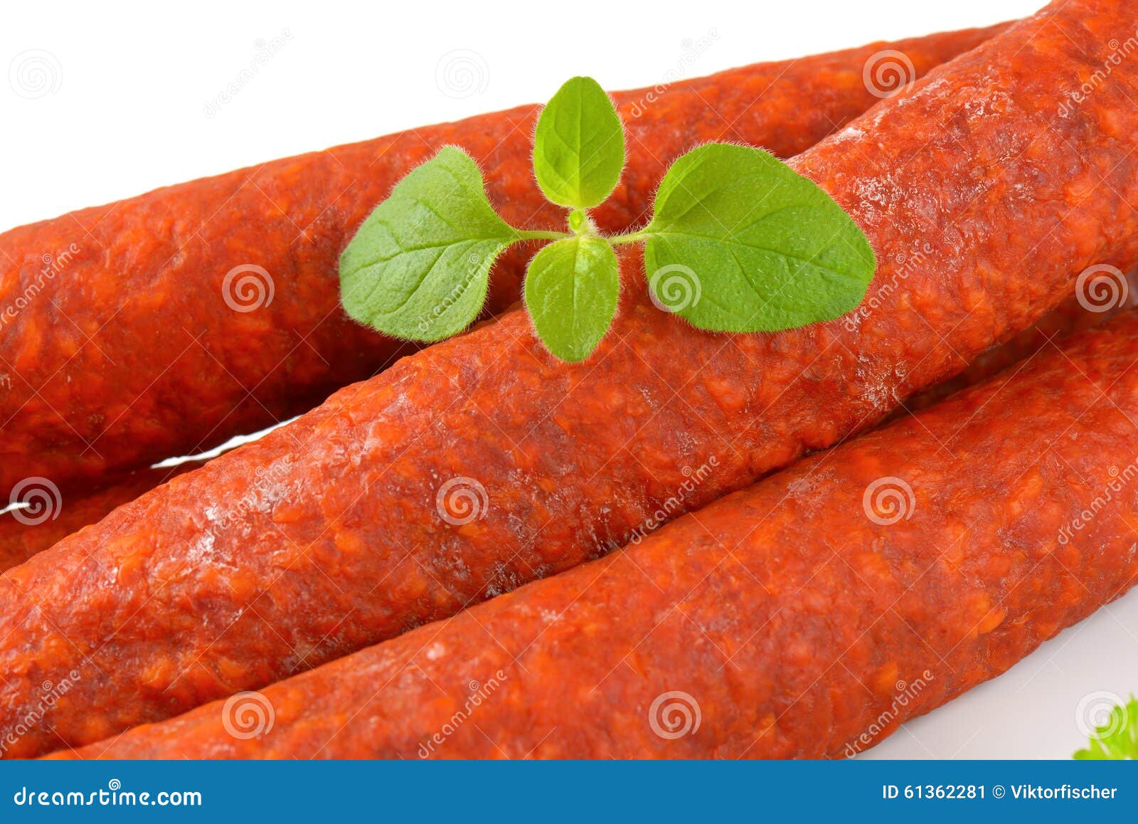 Pepperoni sausages stock image. Image of pepper, unhealthy 61362281