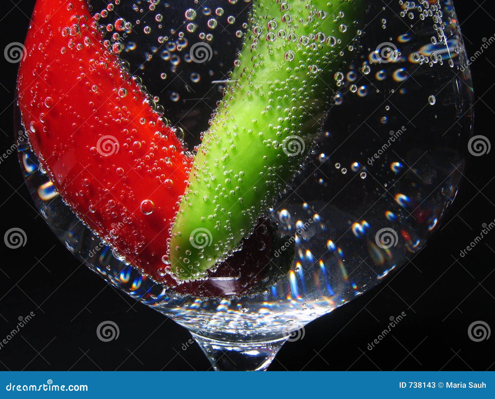 Peppers in glass stock image. Image of peel, chili, skin 738143