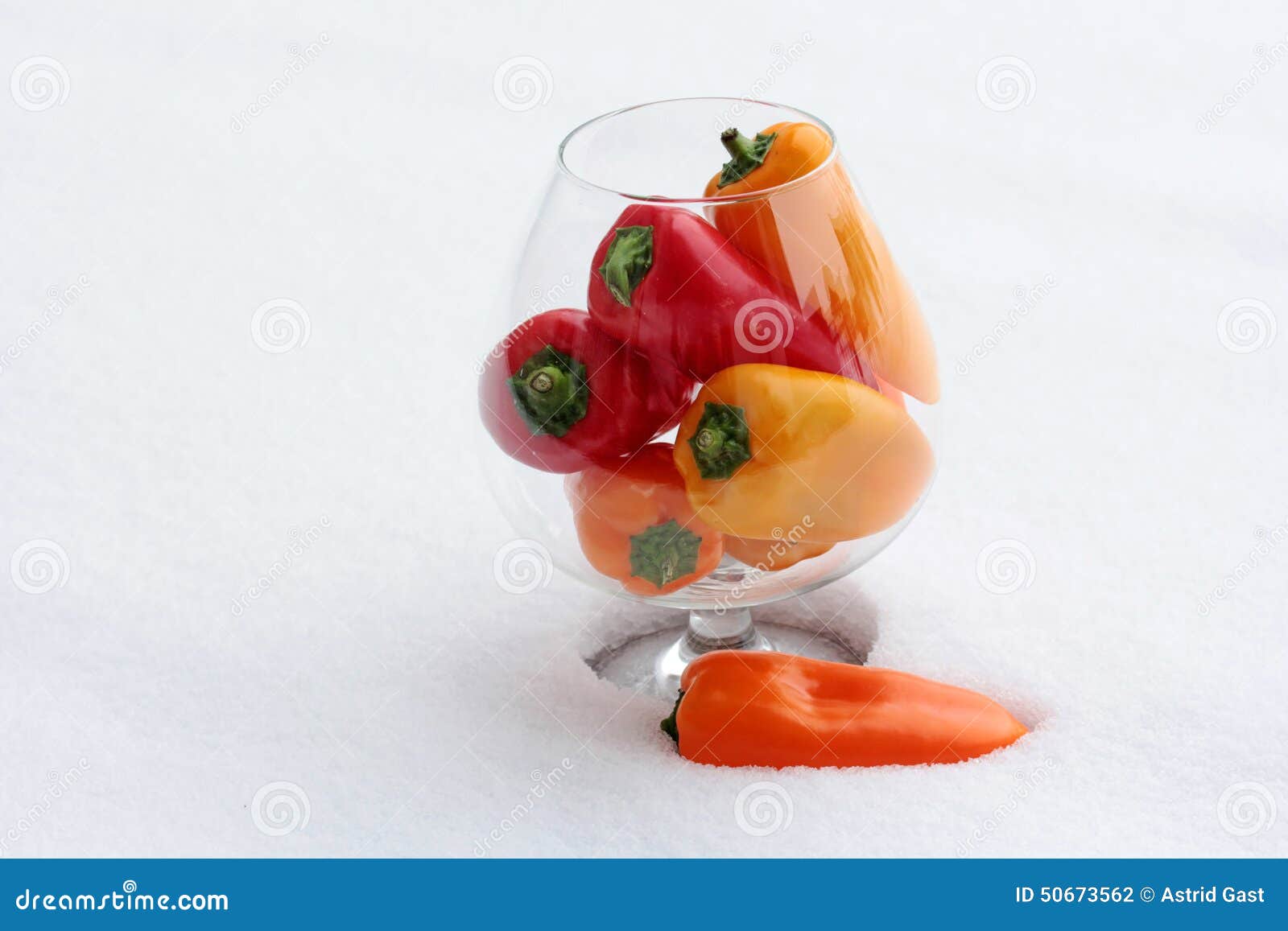 Peppers in glass stock photo. Image of nutrition, glass 50673562