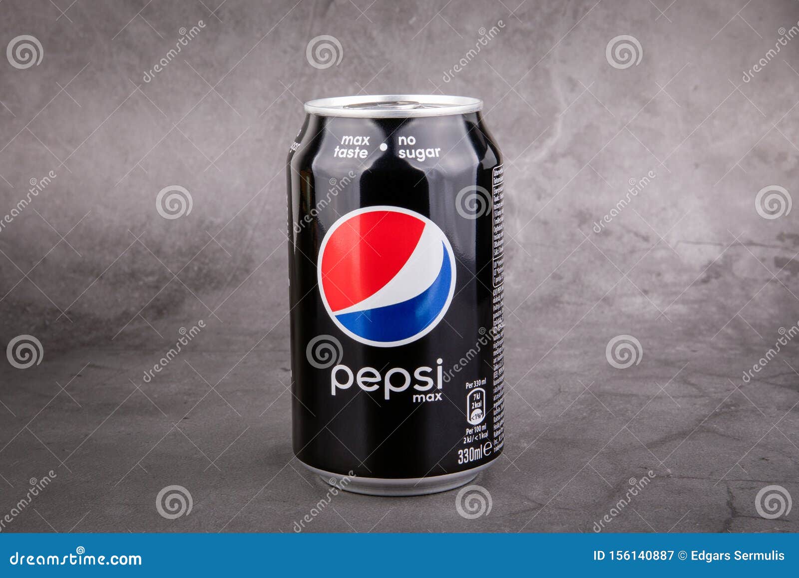 Pepsi Can on Dark Background. Pepsi is a Carbonated Soft Drink Produced ...