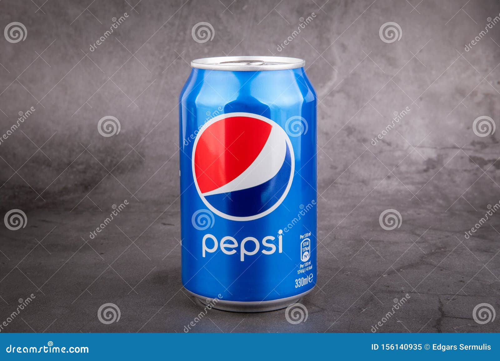 Pepsi Can on Dark Background. Pepsi is a Carbonated Soft Drink Produced ...