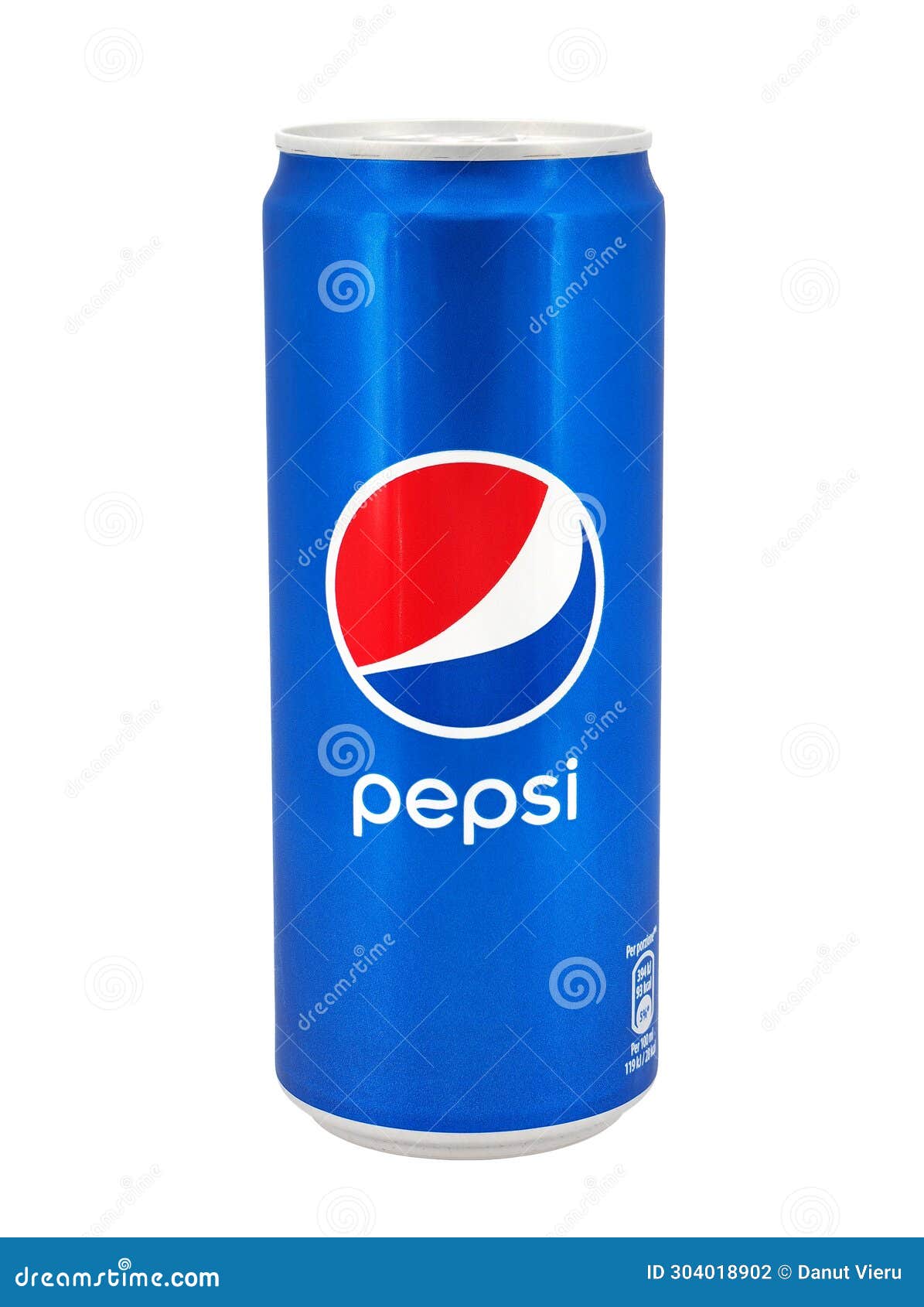 ROME, ITALY - APRIL 22, 2023. Pepsi Can Isolated on White Background ...