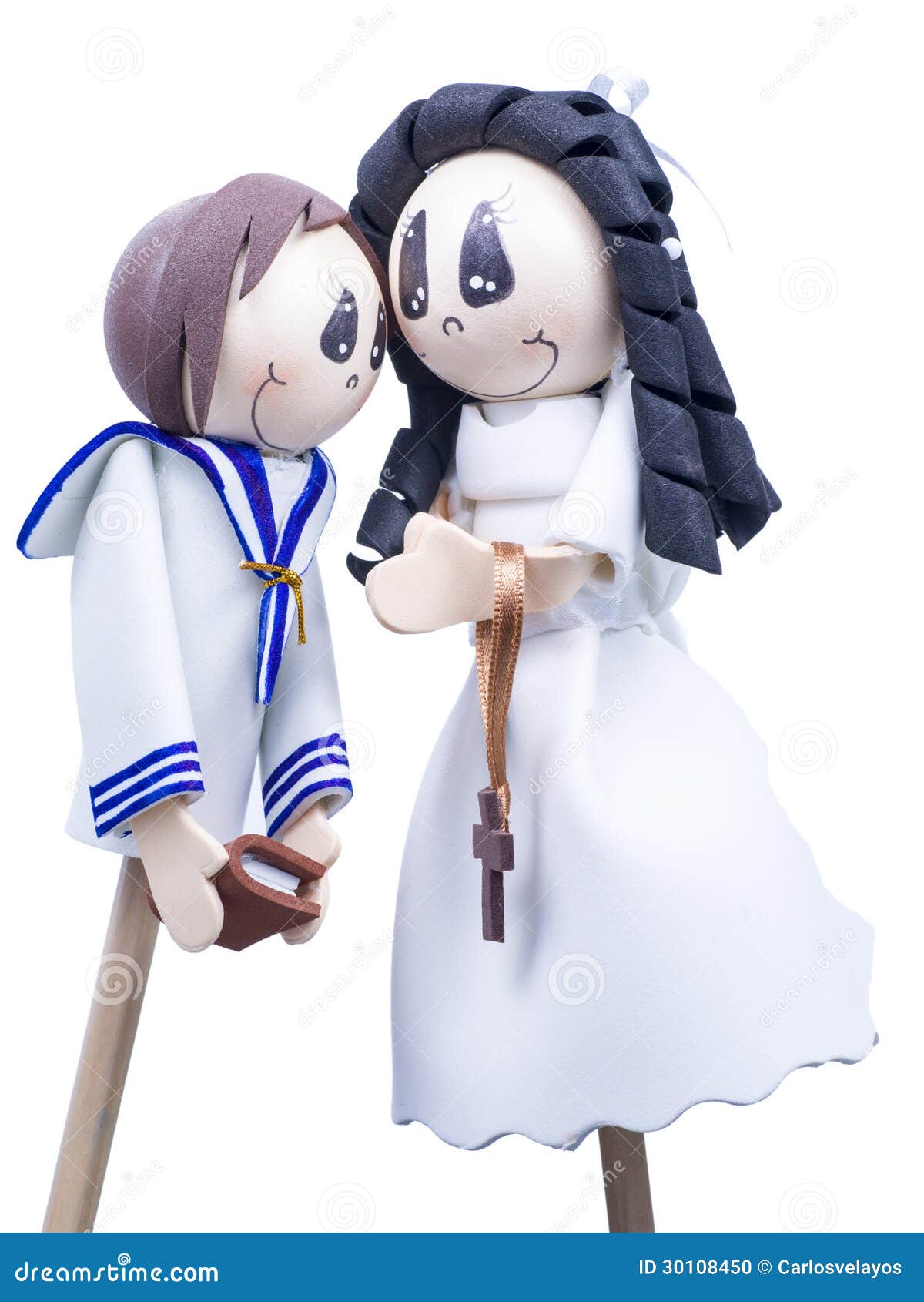 Pequeñas Figuras Hechas a Mano De Los Niños Vestidos Para La Primera Comunión Foto de archivo - Imagen de cristiano, artesano: 30108450 Pequeñas Figuras Hechas a Mano De Los Niños Vestidos Para La Primera Comunión Foto de archivo - Imagen de cristiano, artesano: 30108450