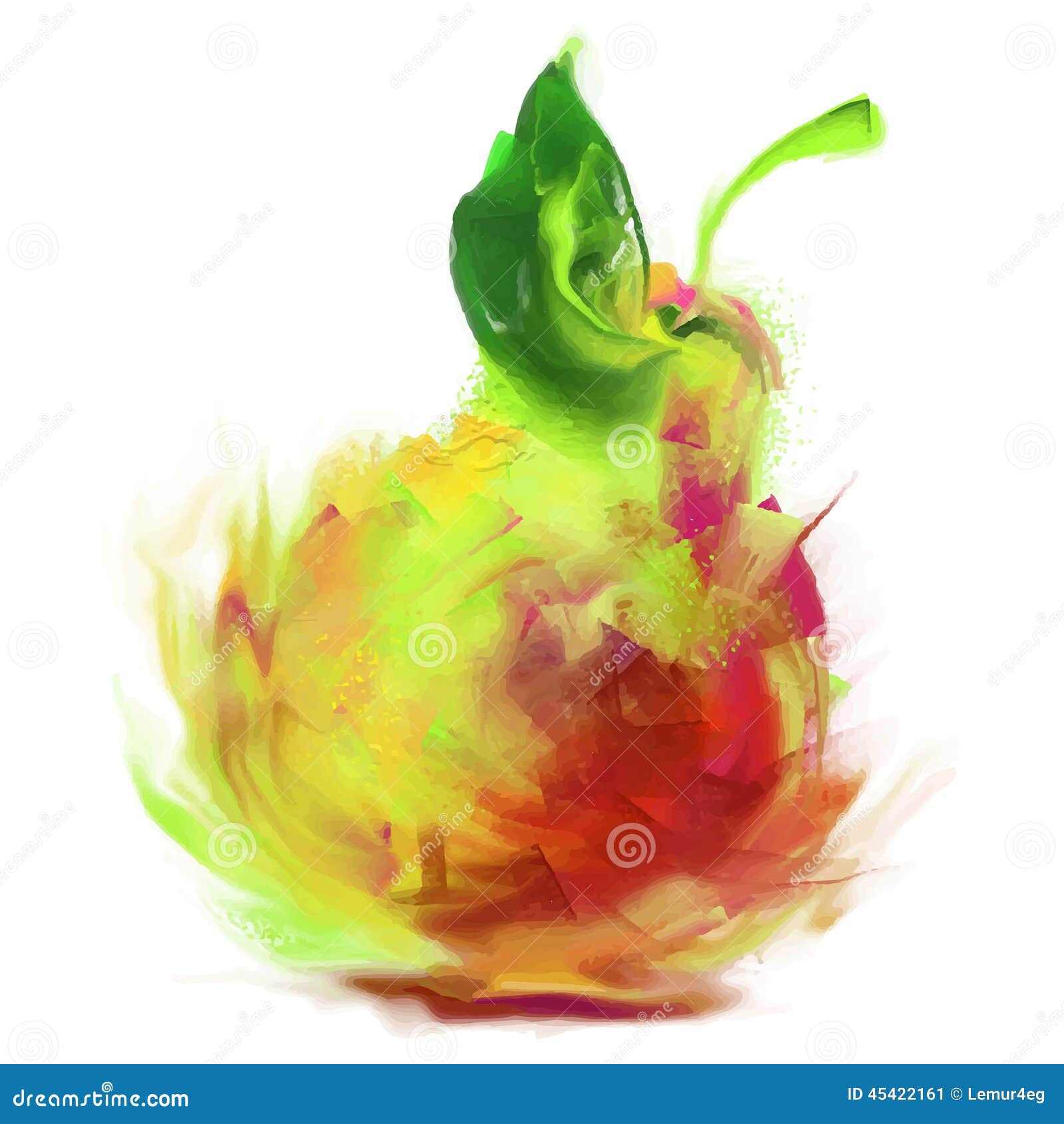 Pera del disegno Immagine Stock