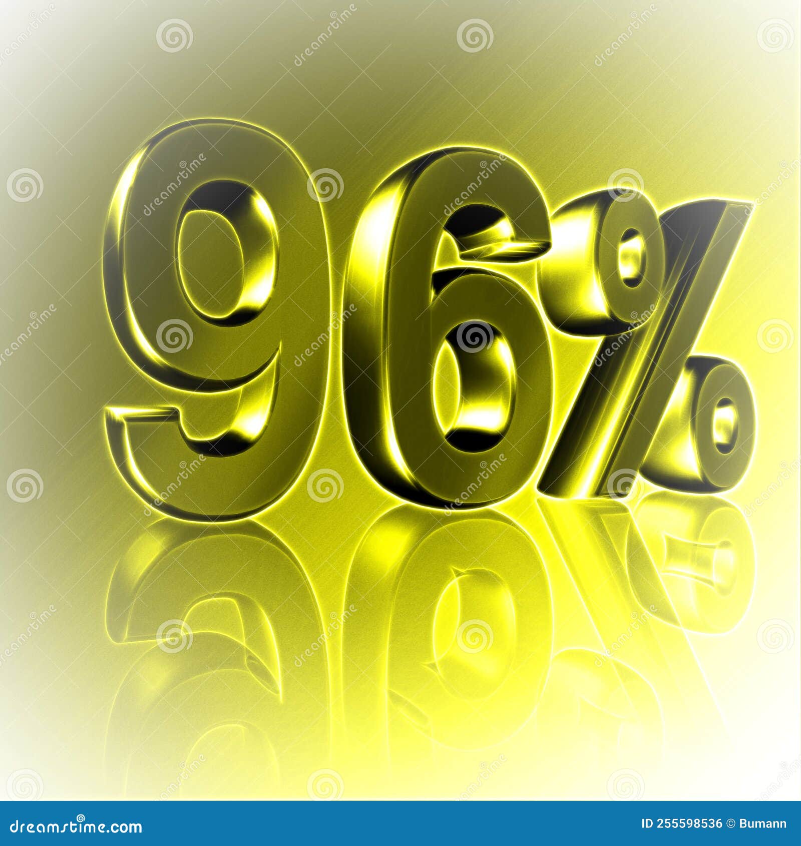 96 96 Percent As A 3D Illustration 3D Rendering Stock Illustration 068-96-96-96-3-097-96-96-96-3