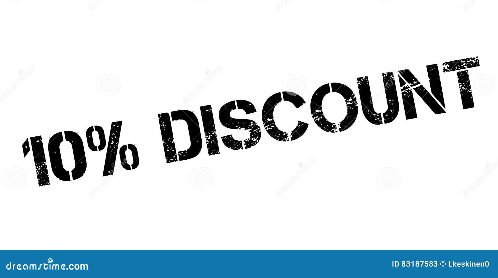 10 Percent Discount Rubber Stamp Stock Illustration Illustration of