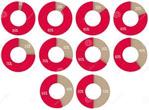Red Percent 4 Stock Photo CartoonDealer 68319030