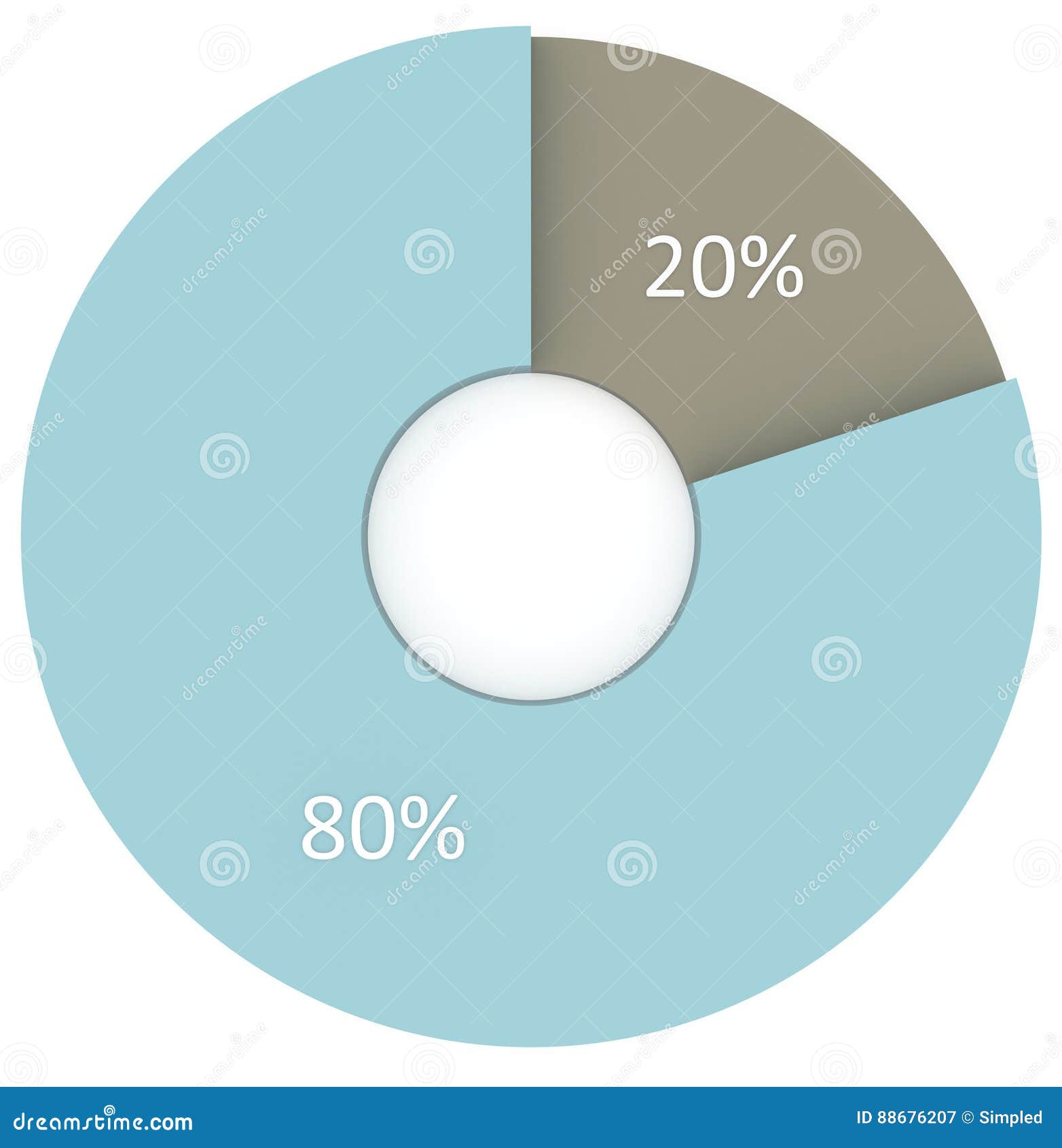 Pie Chart 80 20