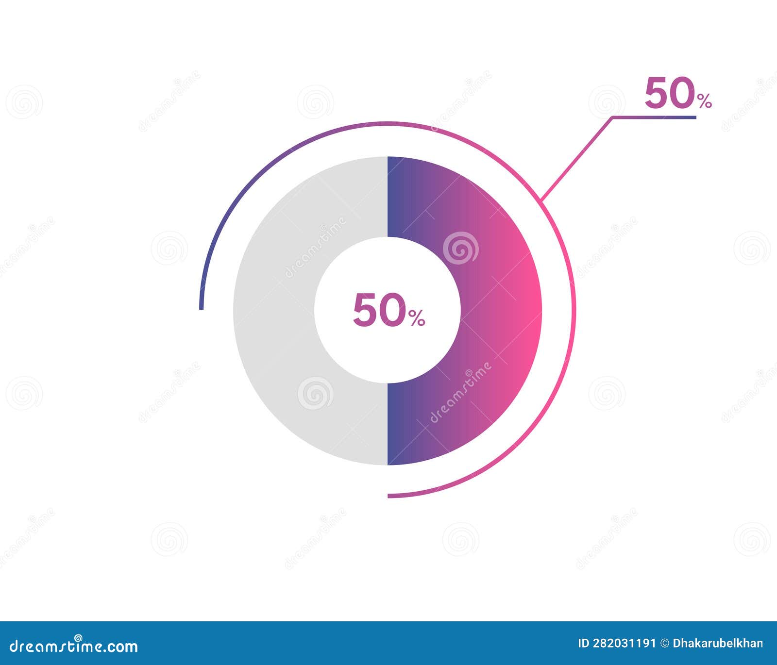50 Percentage Circle Diagrams Infographics Vector Circle Diagram 50-percentage-circle-diagrams-infographics-vector-circle-diagram