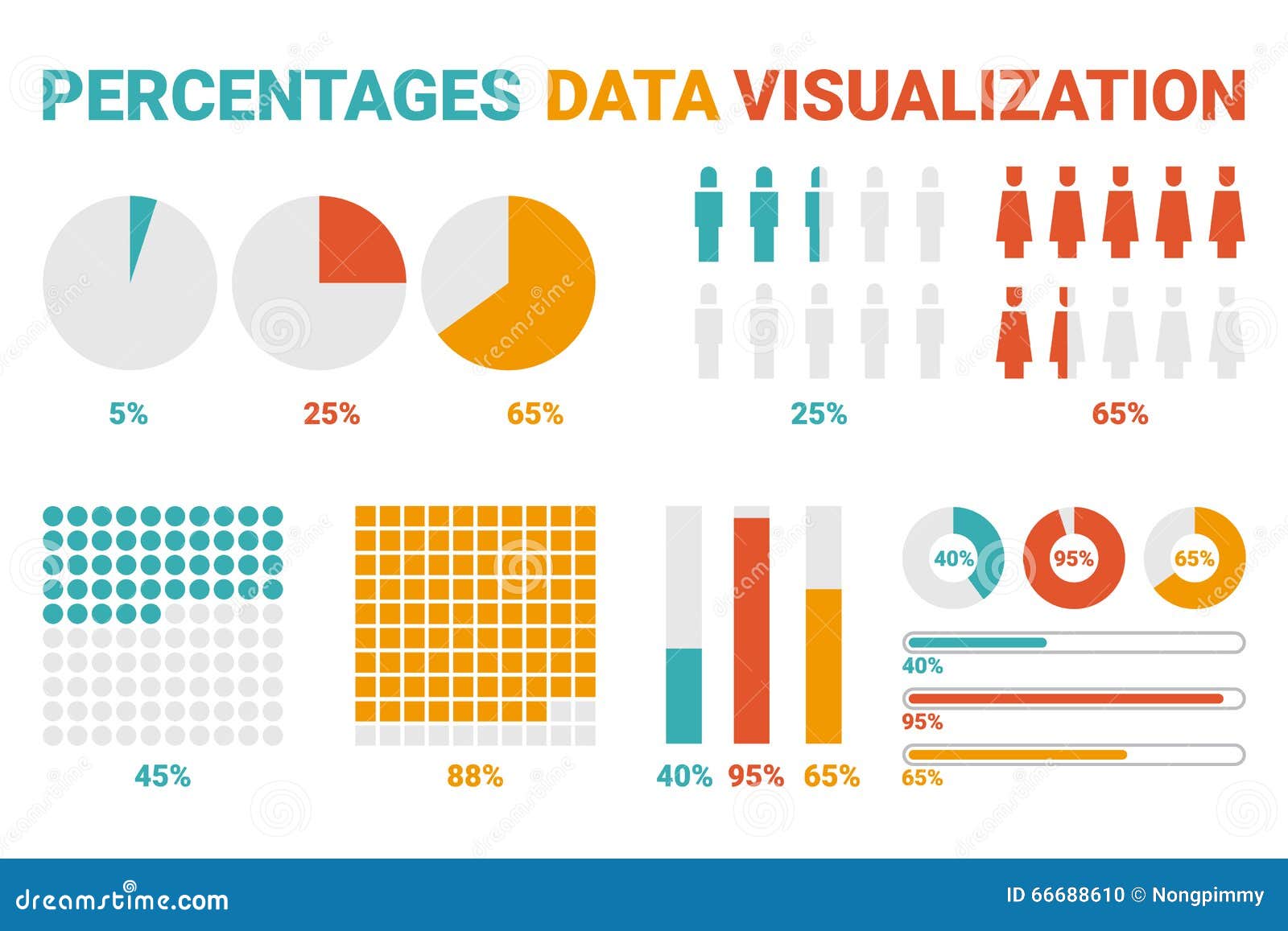 percentages-data-visualization-stock-vector-illustration-of-scale-representation-66688610