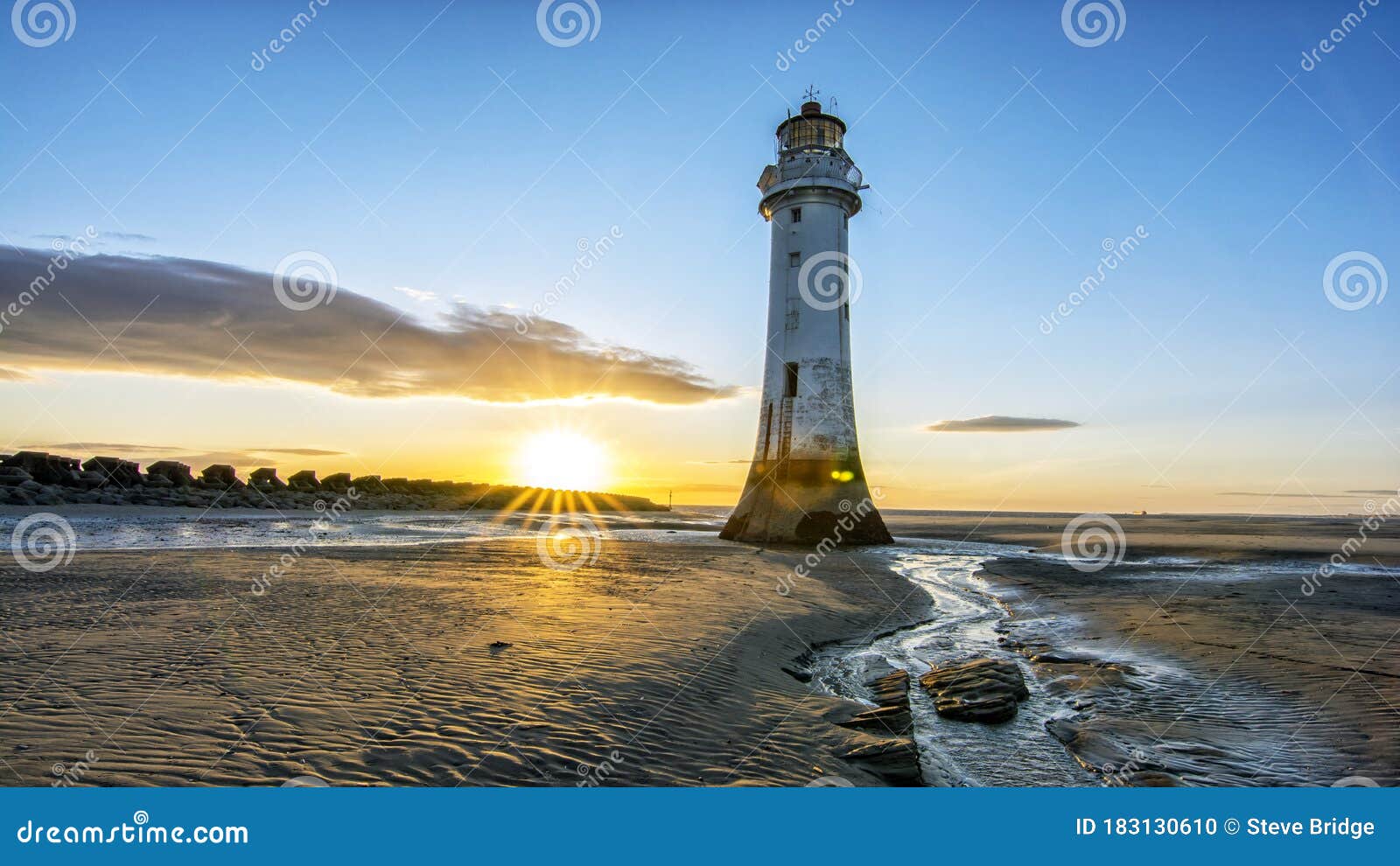 perch rock lighthouse new brighton wirral england uk