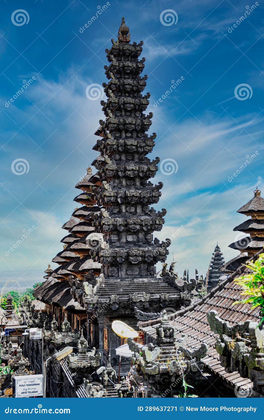 besaki temple complex candi, bali, indonesia