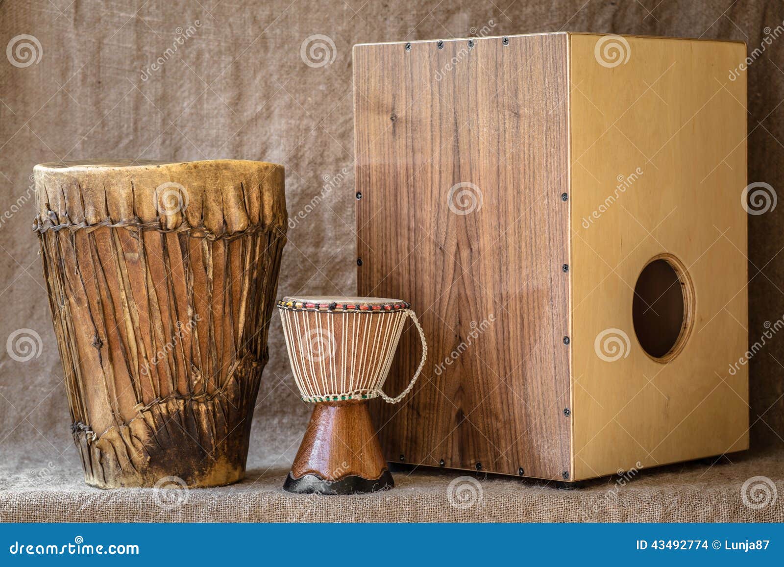 Percussion instruments stock photo. Image of wooden, homemade 43492774