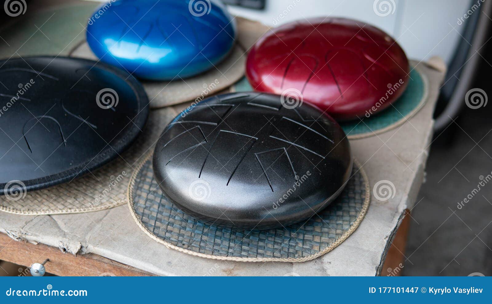 .percussion Musical Instrument Hang Stock Image Image of calm