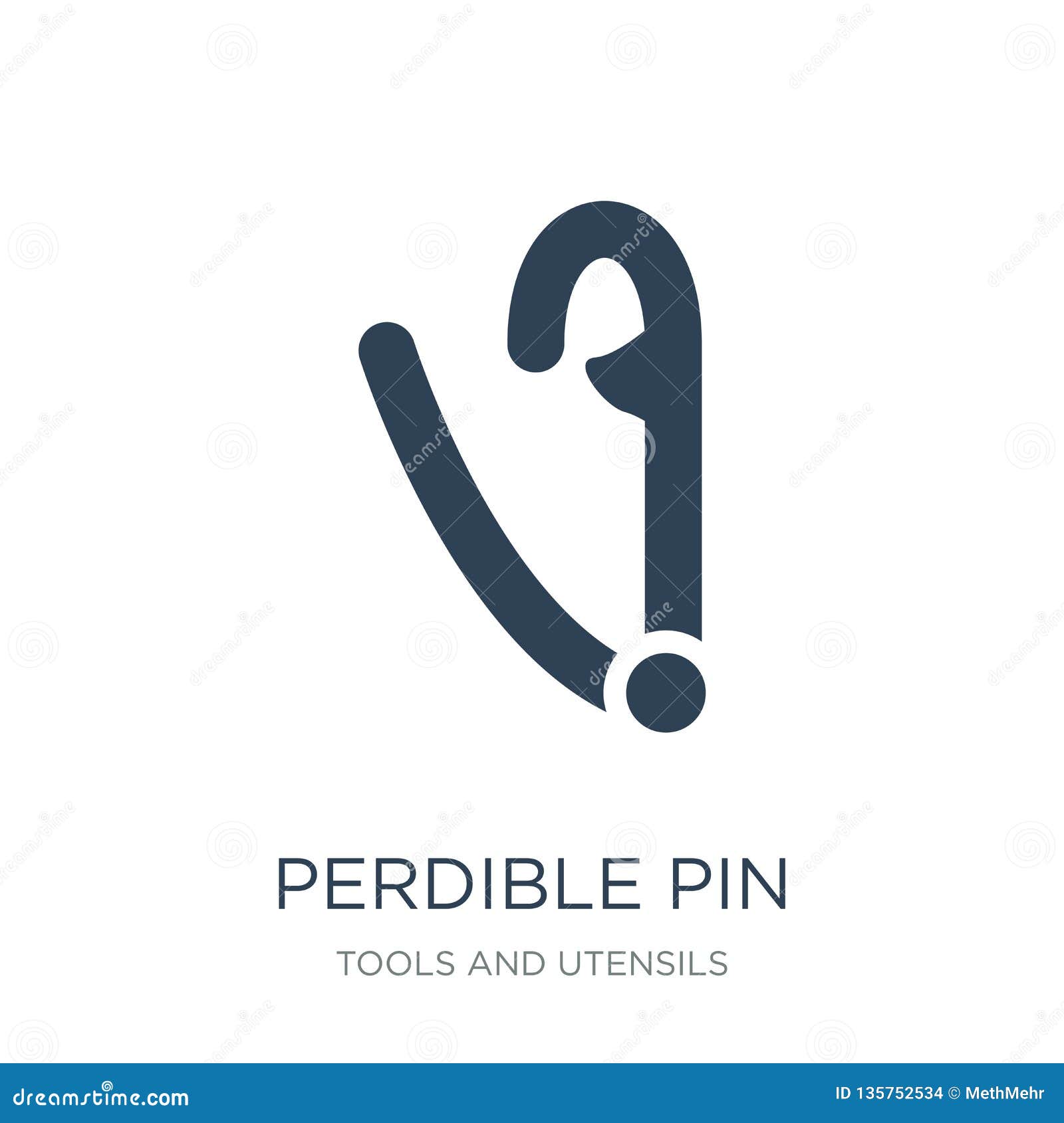 perdible pin icon in trendy  style. perdible pin icon  on white background. perdible pin  icon simple and