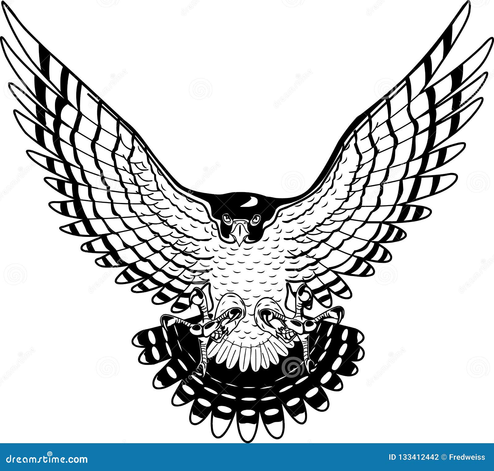 Peregrine Falcon Illustration Ilustración del Vector Ilustración de