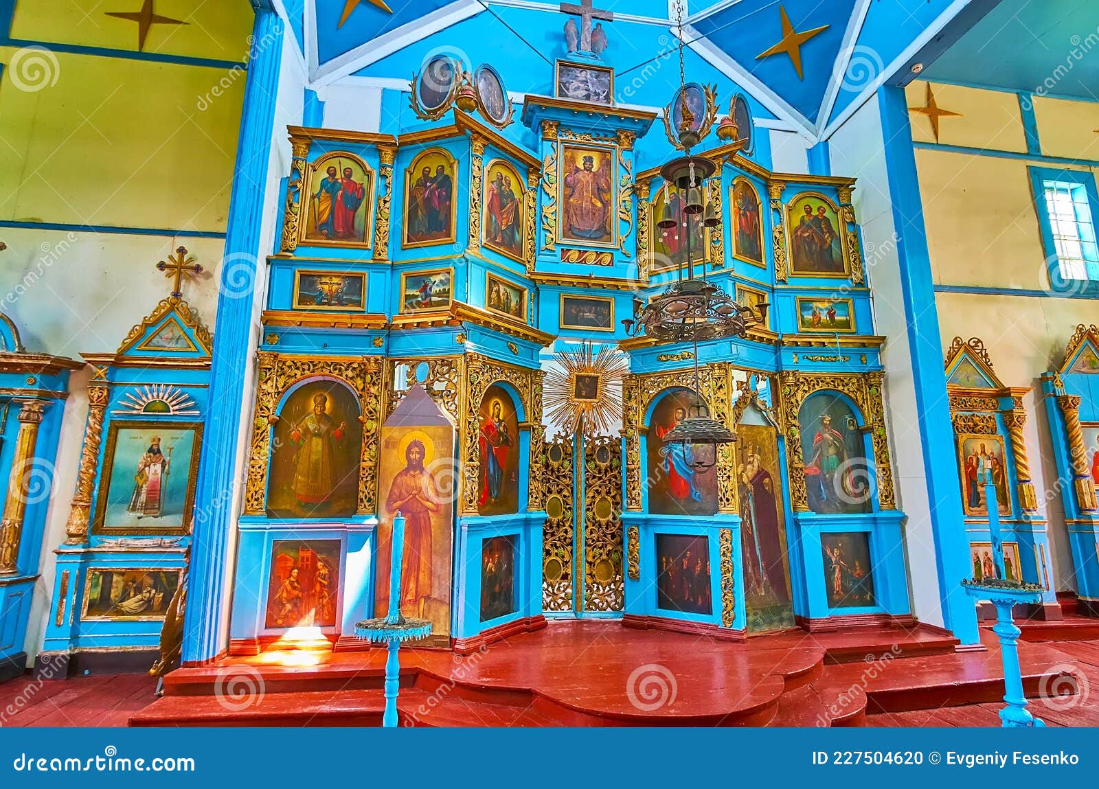 Iconostasis of Medieval St George Church, Pereiaslav Scansen, on May 22 ...
