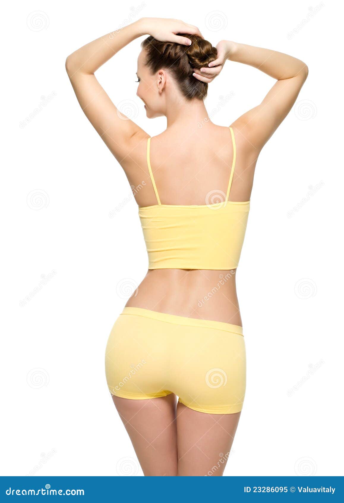 Perfect Female Body with Thin Waist Stock Image - Image of