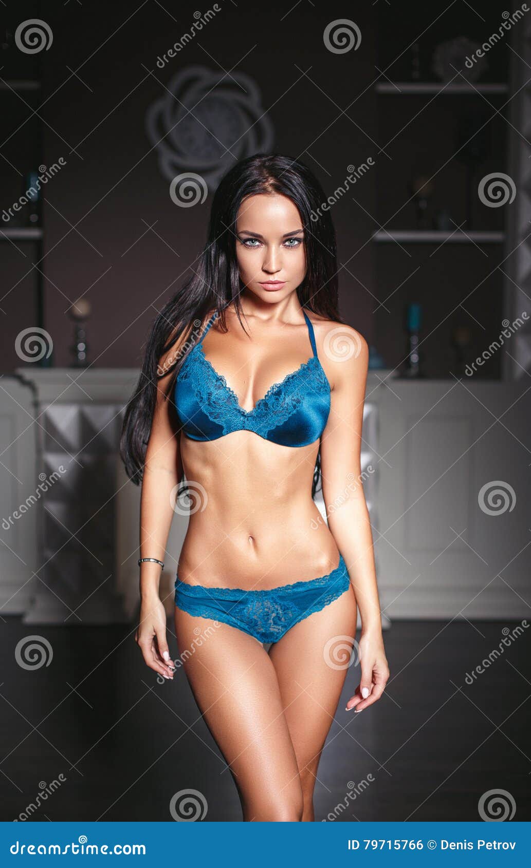 Blue lingerie. Angelina Petrova.