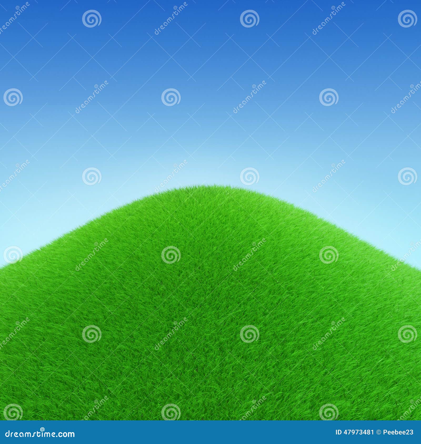 perfect grassy hill