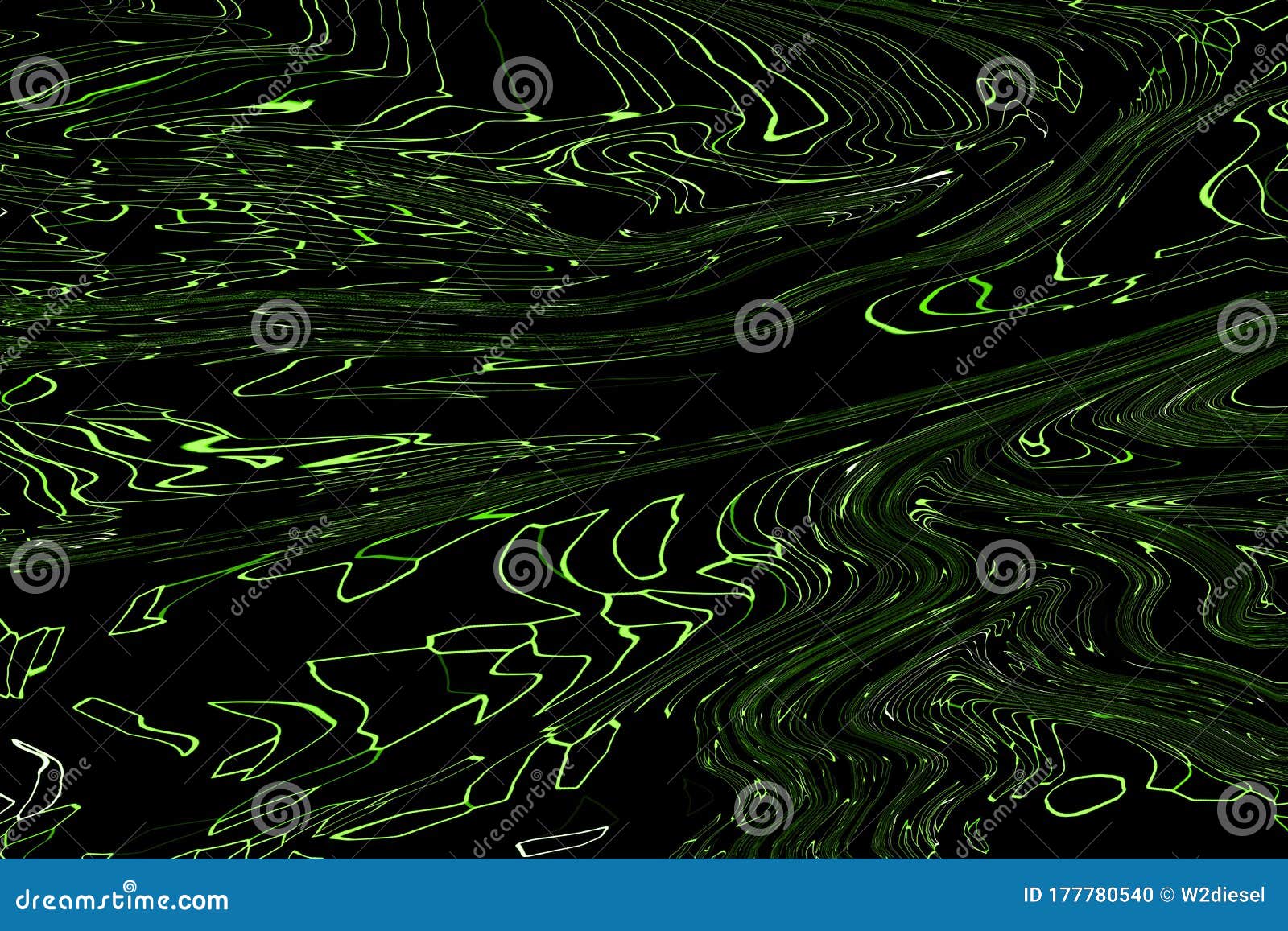 perfect green 3d abstract desigh