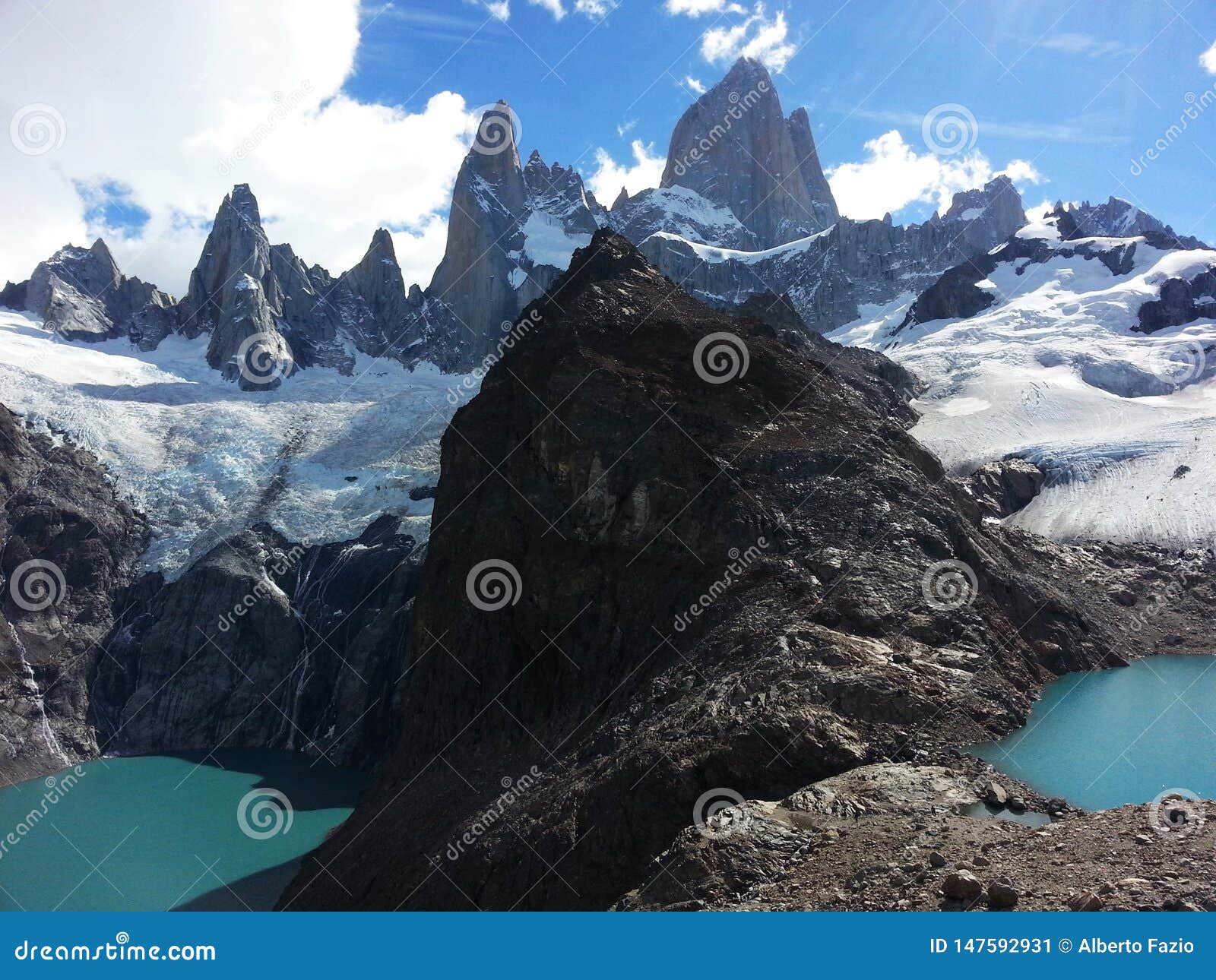 Perfect Place in a Perfect Day Stock Image - Image of patagonia ...