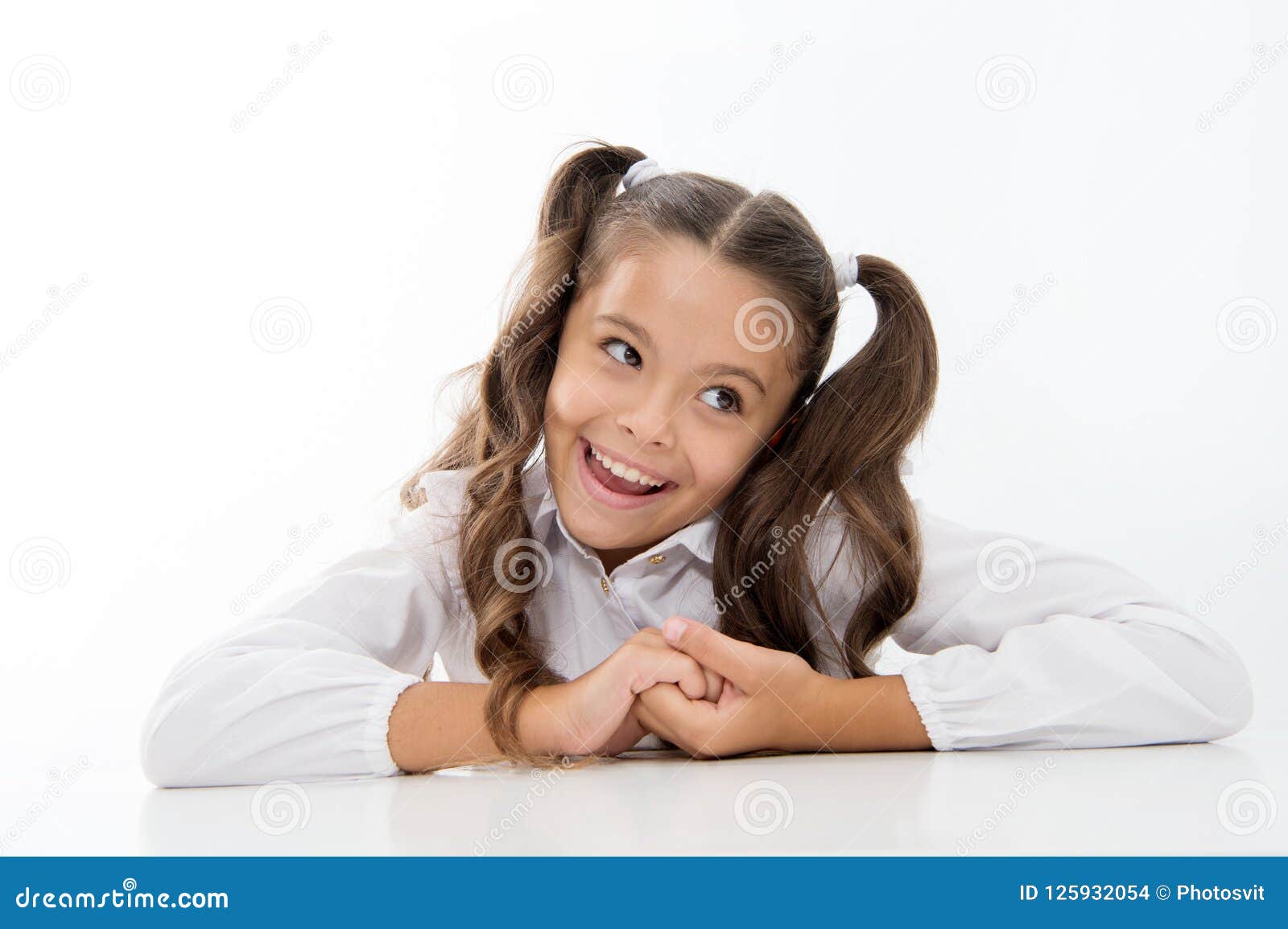 Perfect Schoolgirl with Tidy Fancy Hair. School Hairstyle Ultimate Top  List. Prepare Kid First School Day Stock Photo - Image of duty, hair:  125932054