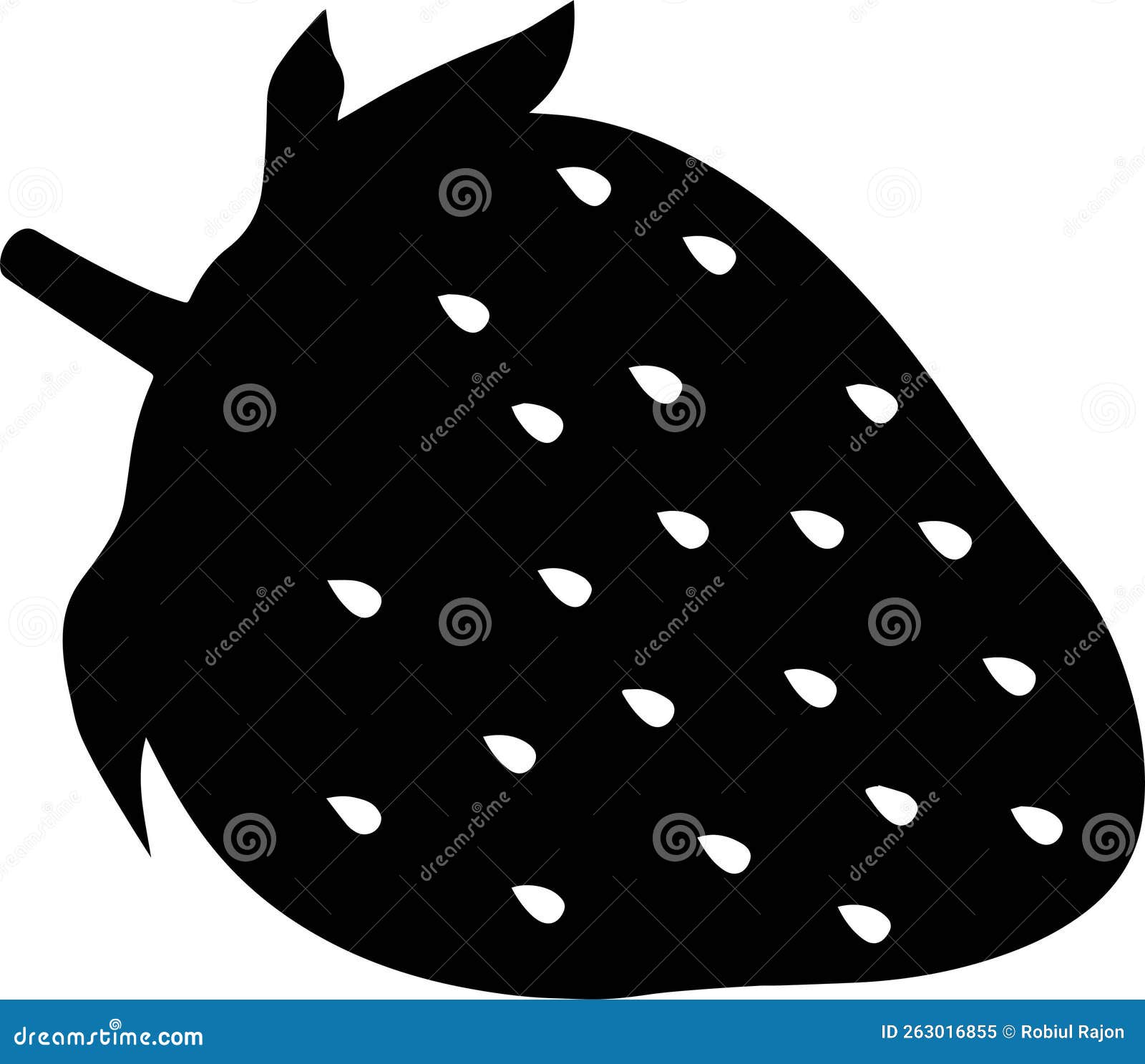 Strawberry Vector stock vector. Illustration of pattern - 263016855