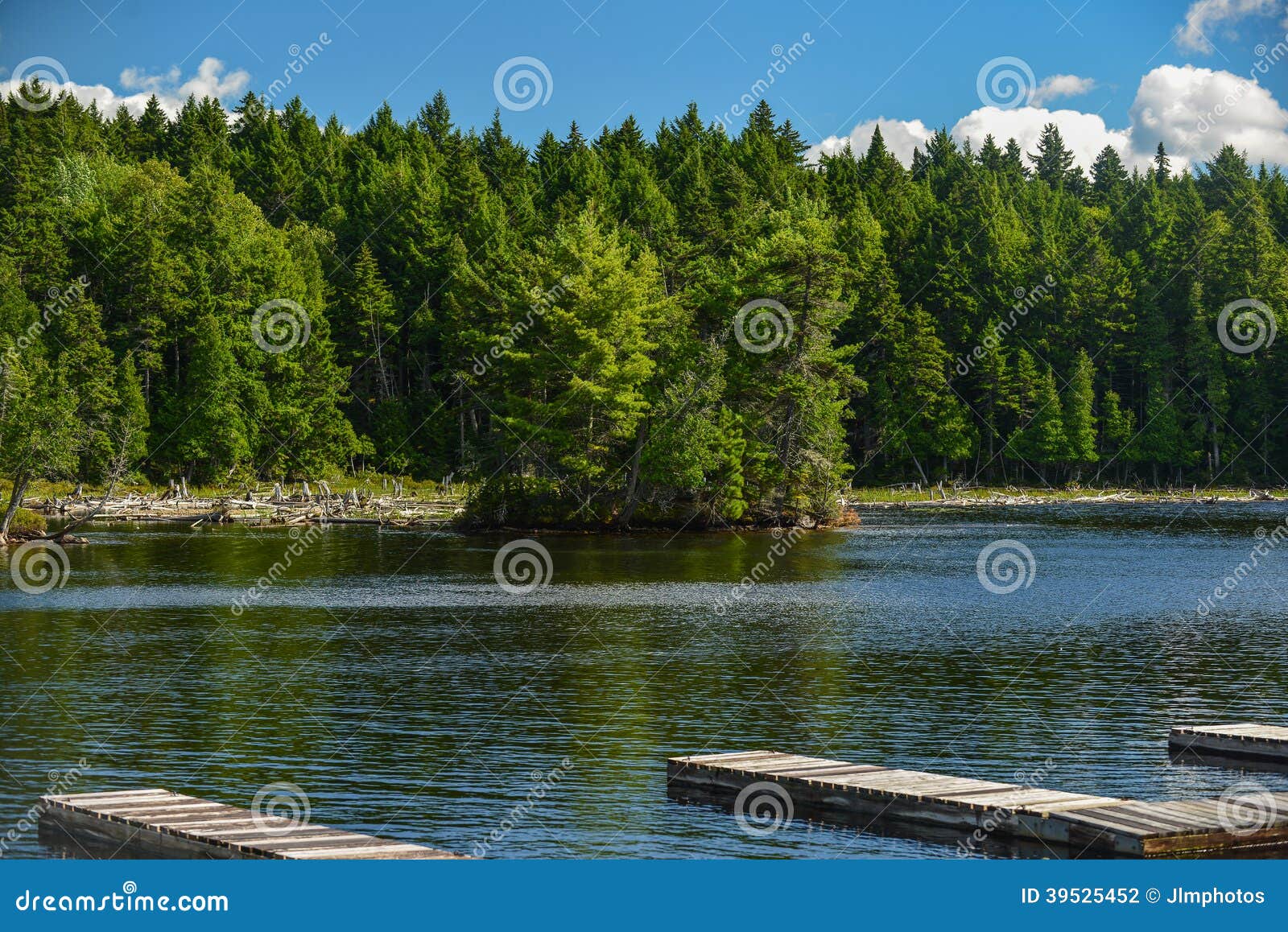 Perfect Summer Day on a Calm Lake Stock Photo - Image of clear, largest ...