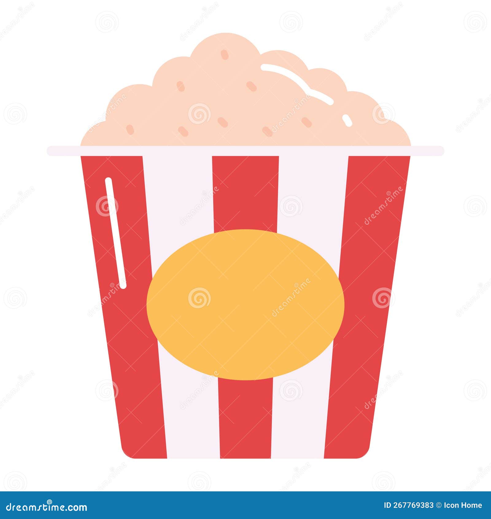 A Perfectly Design of Popcorns Pack Vector Icon Stock Vector