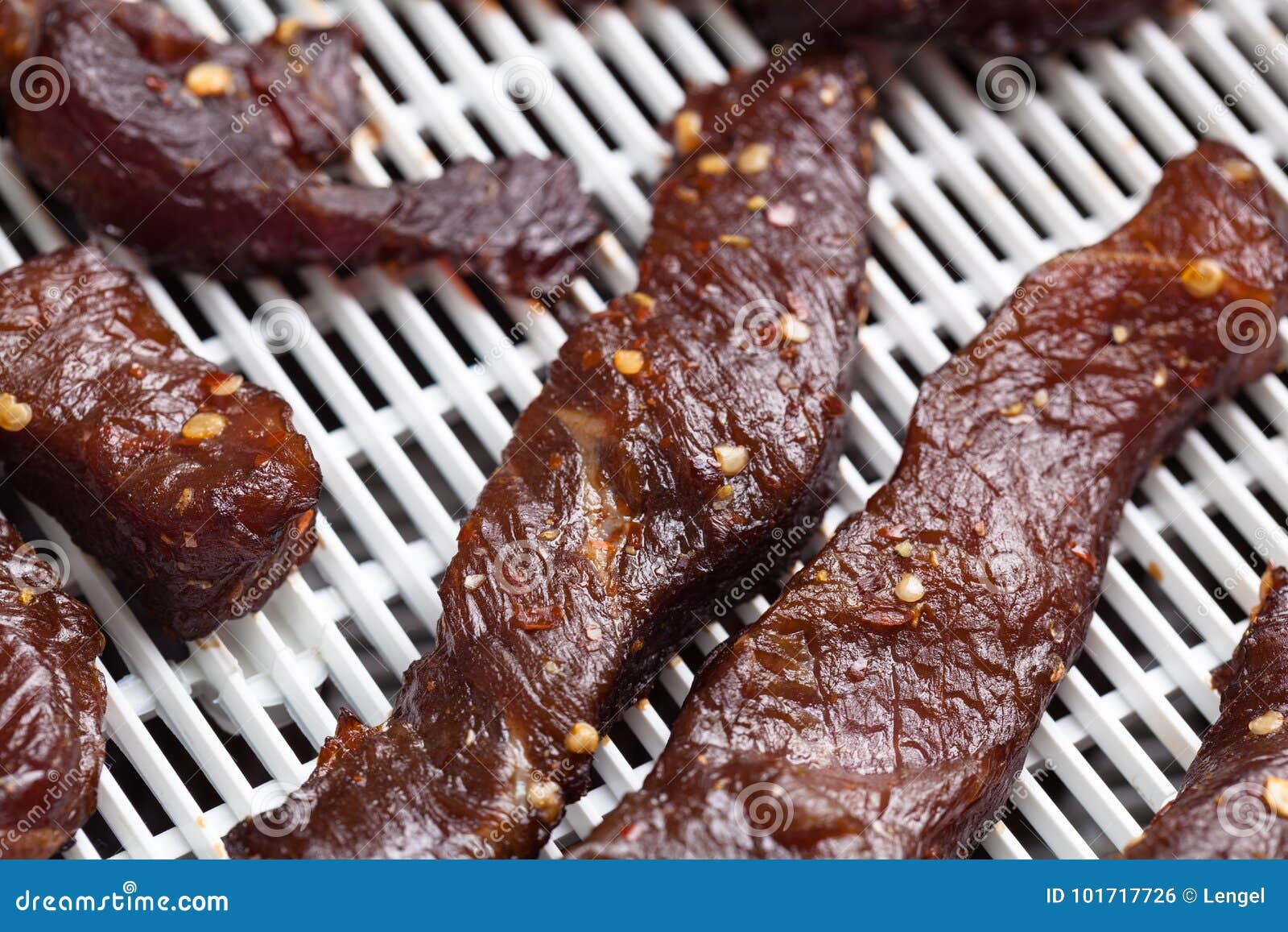 Beef jerky. stock photo. Image of fresh, chili, horizontal 101717726