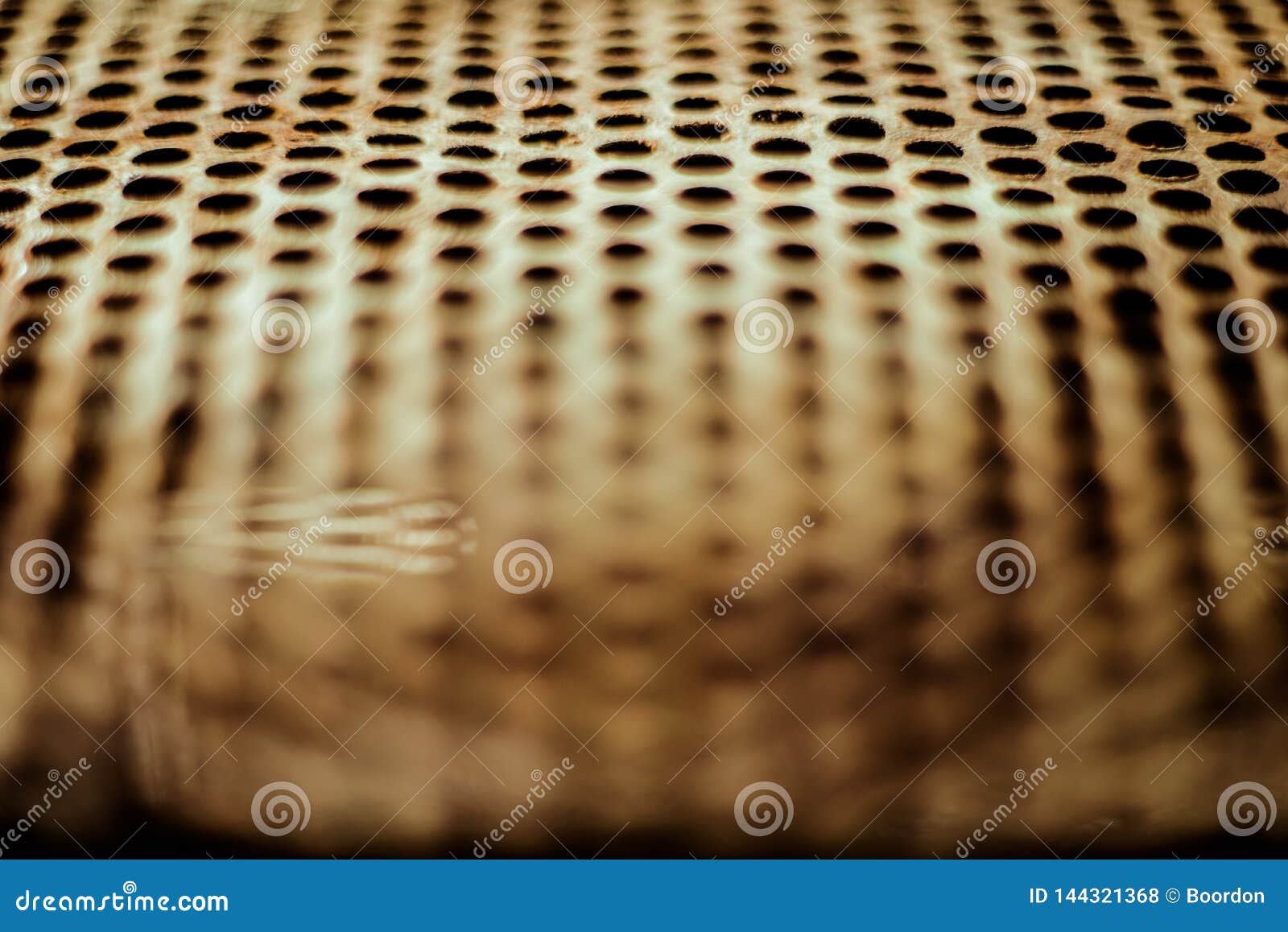 Perforated Rusty Iron Sheet Texture. Surface Of Industrial ...