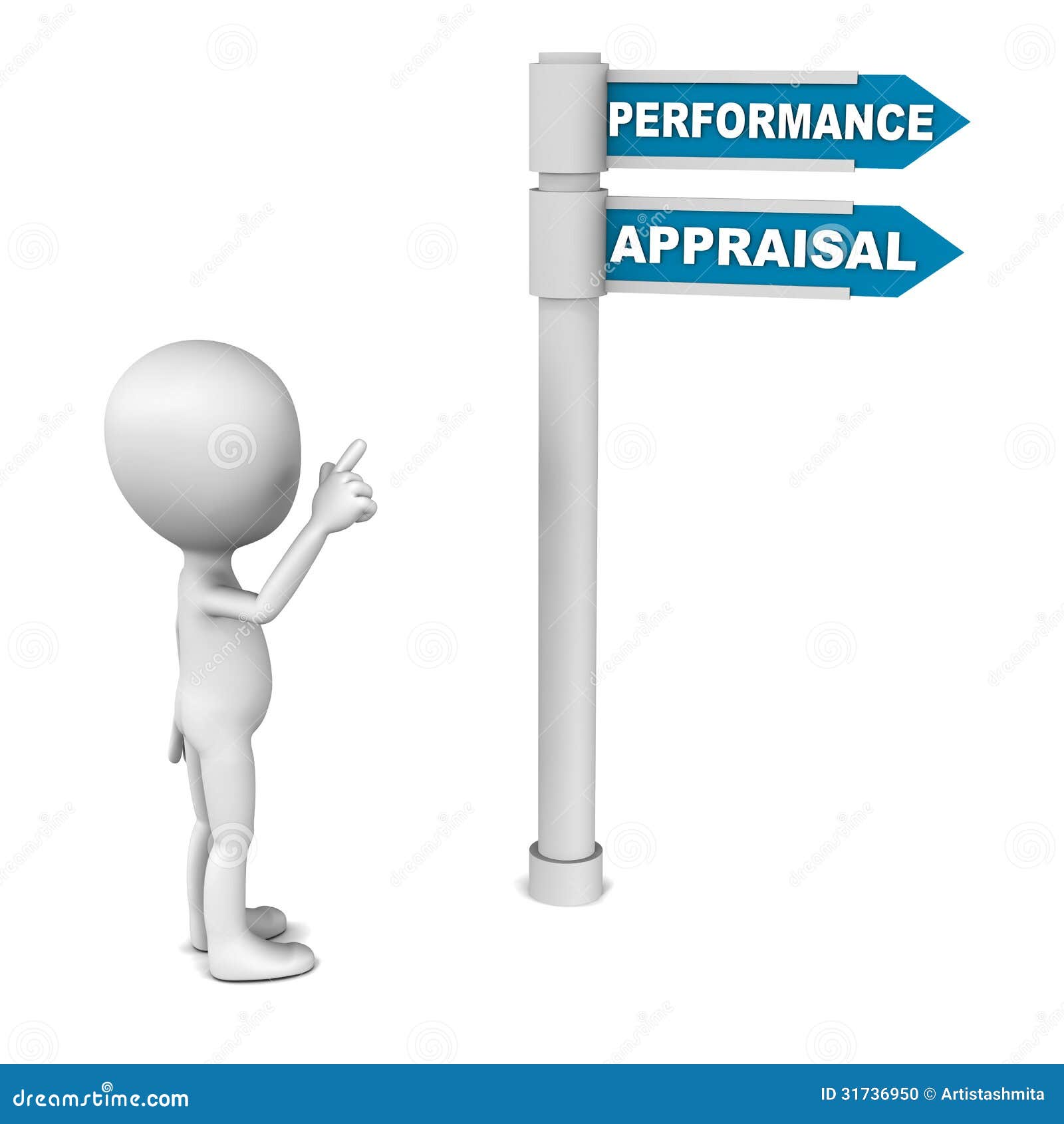 Performance appraisal stock illustration. Illustration of employee