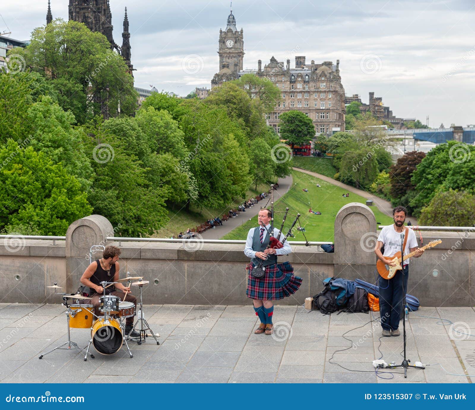 Performance of Band Spinning Blowfish in Edinburgh Editorial