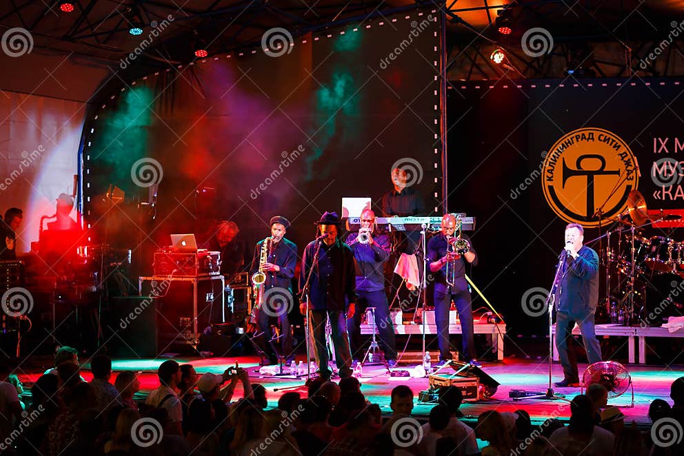 Performance of UB40 Internationally Jazz Festival Editorial Stock Photo