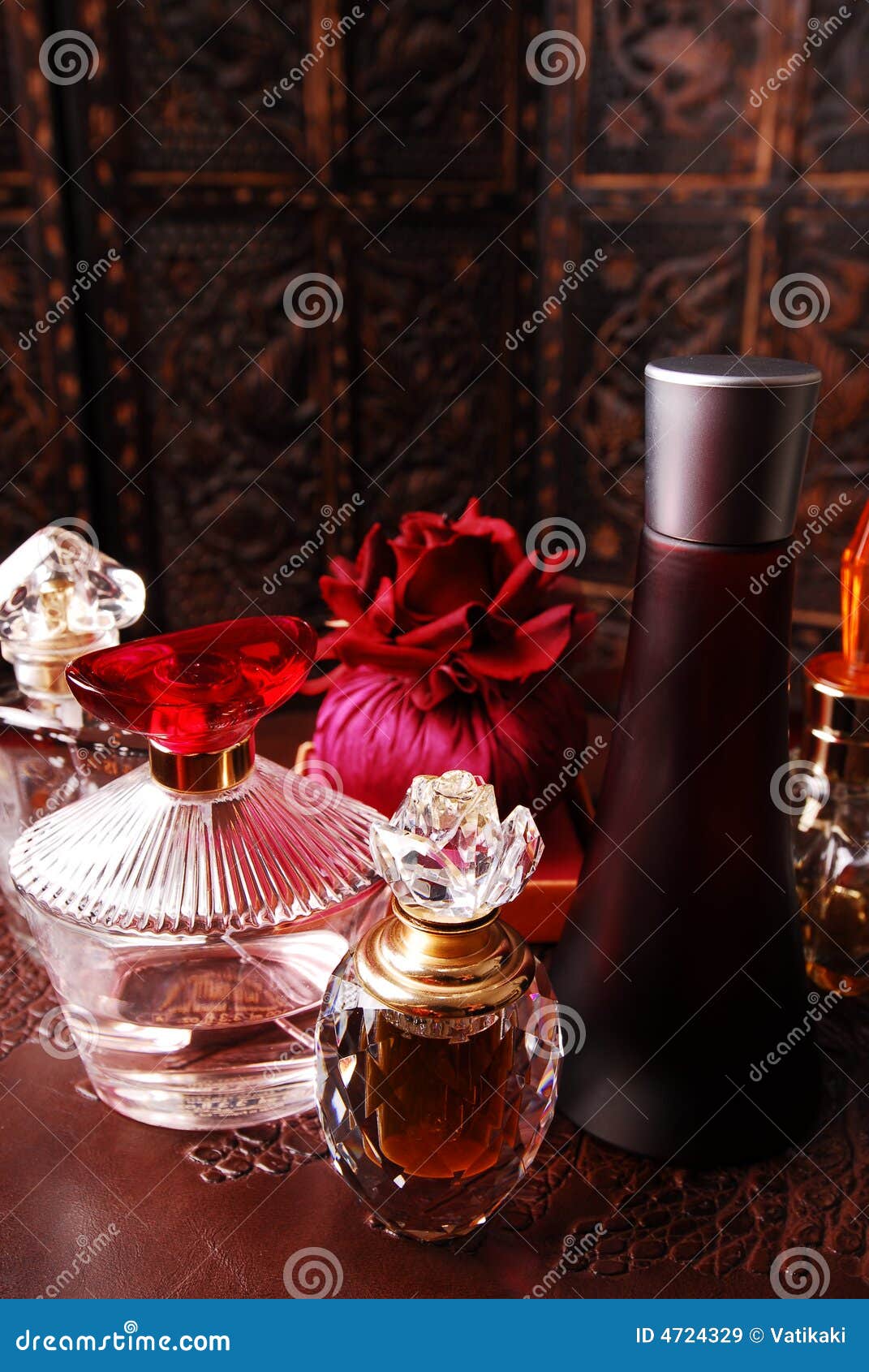 Perfume bottle collection stock image. Image of freshness 4724329
