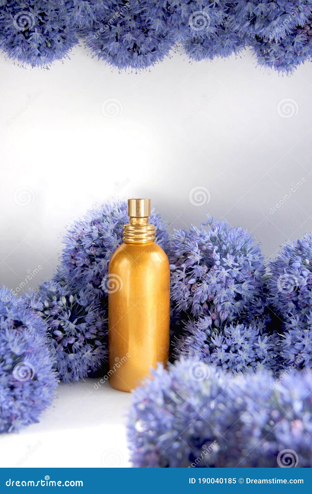 Perfume Bottle with Flowers Stock Image Image of elegant, fashion