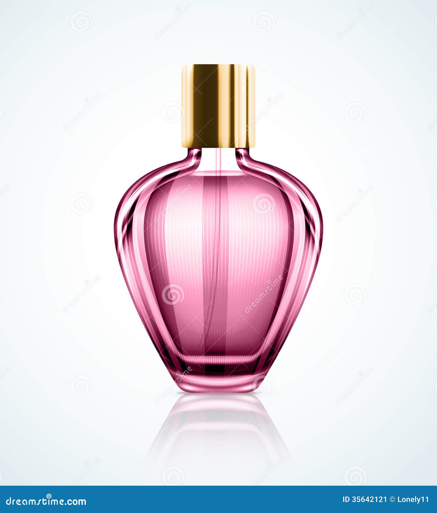 Glass Perfume Bottle Vector Hd PNG Images, 3d Realistic Perfume